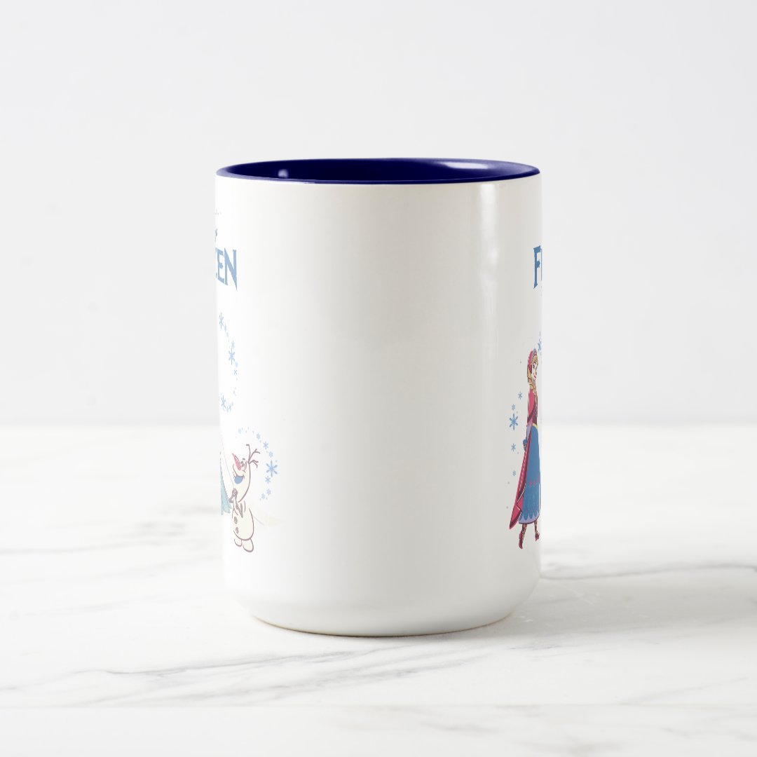 Elsa Anna Olaf Two-Tone Mug 