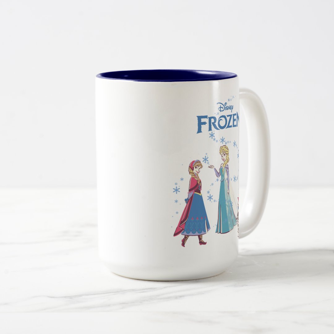Elsa Anna Olaf Two-Tone Mug 