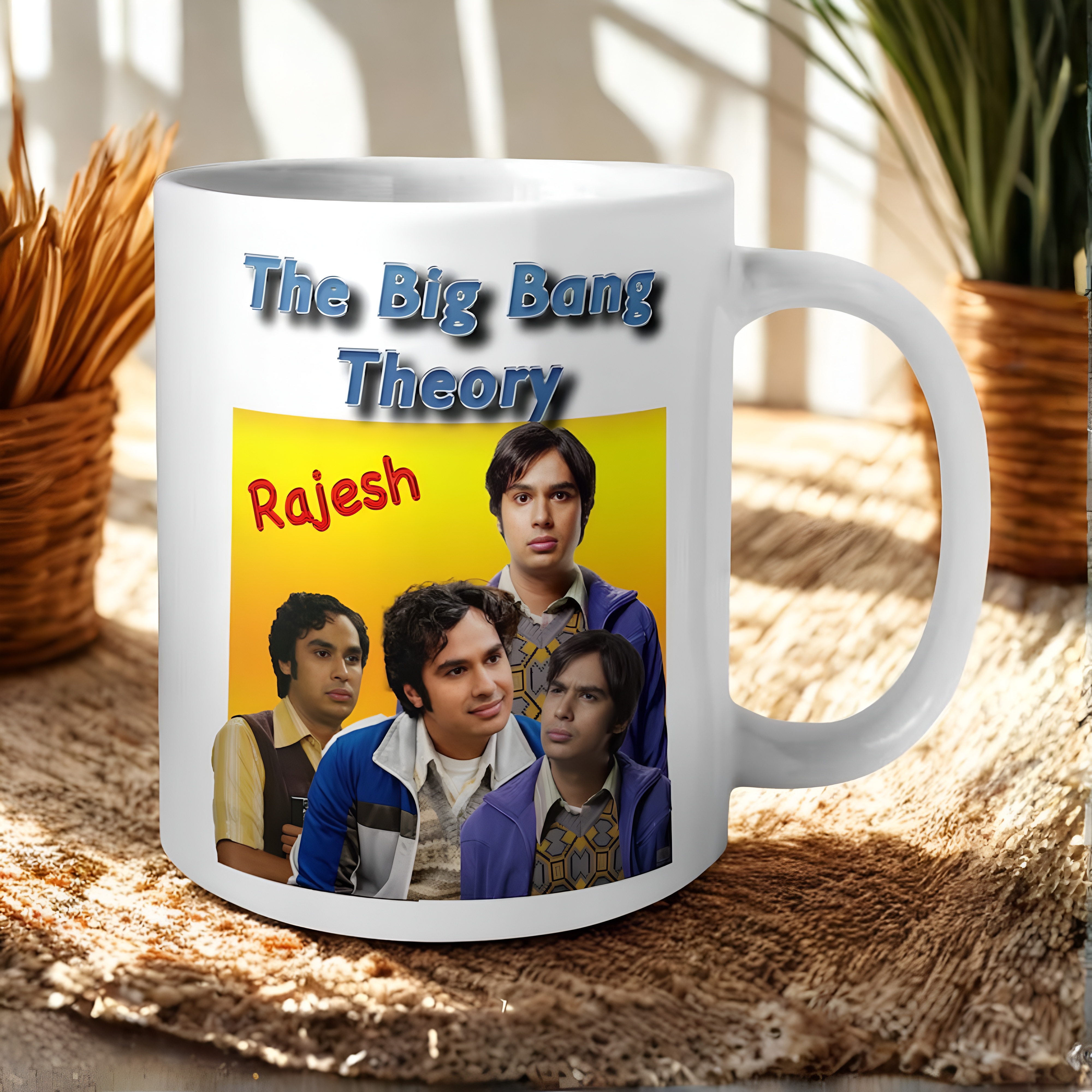 Raj Koothrappali Character Print 11oz The Big Bang Theory Ceramic Coffee Mug