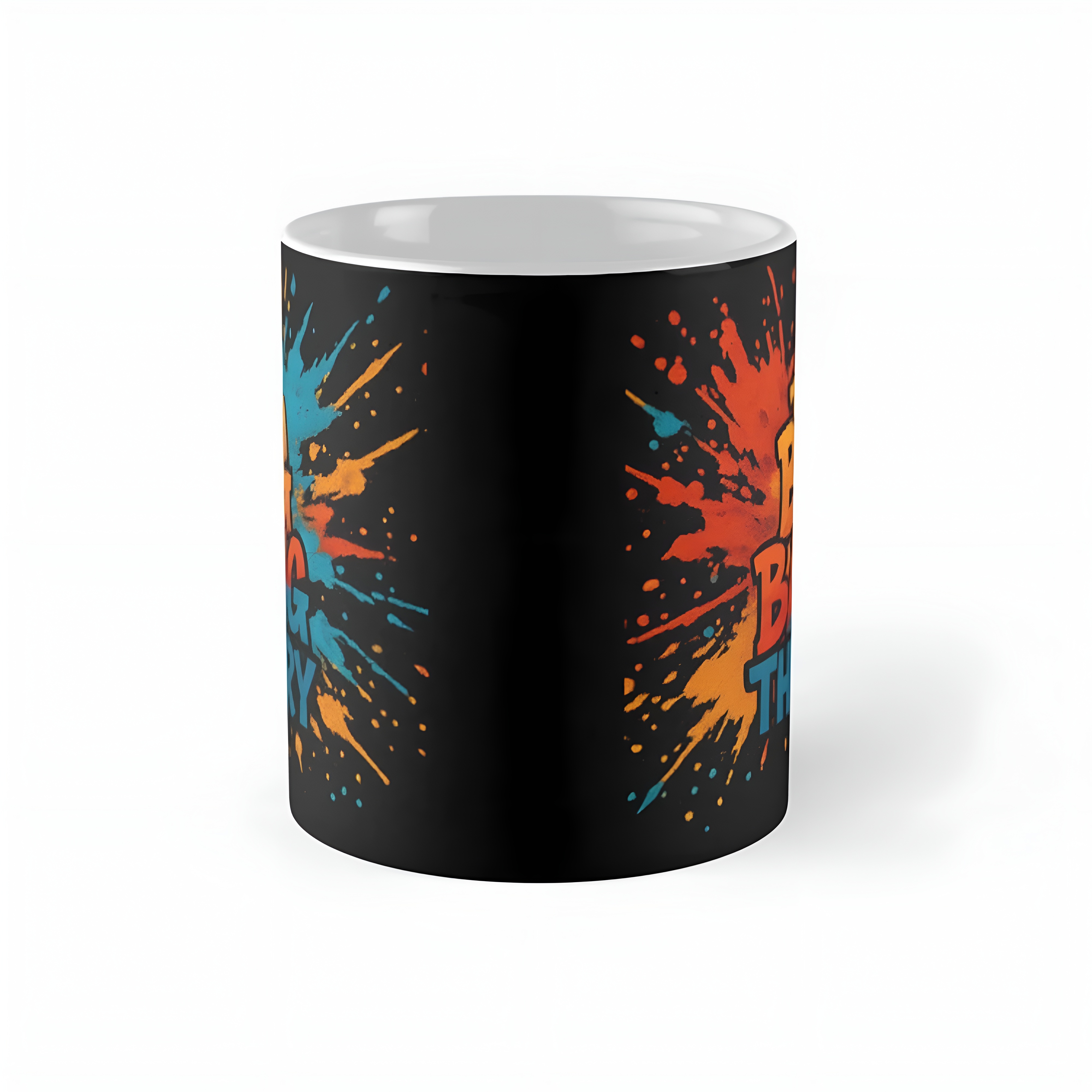 Big Bang Theory Graffiti Splash Graphic Mug