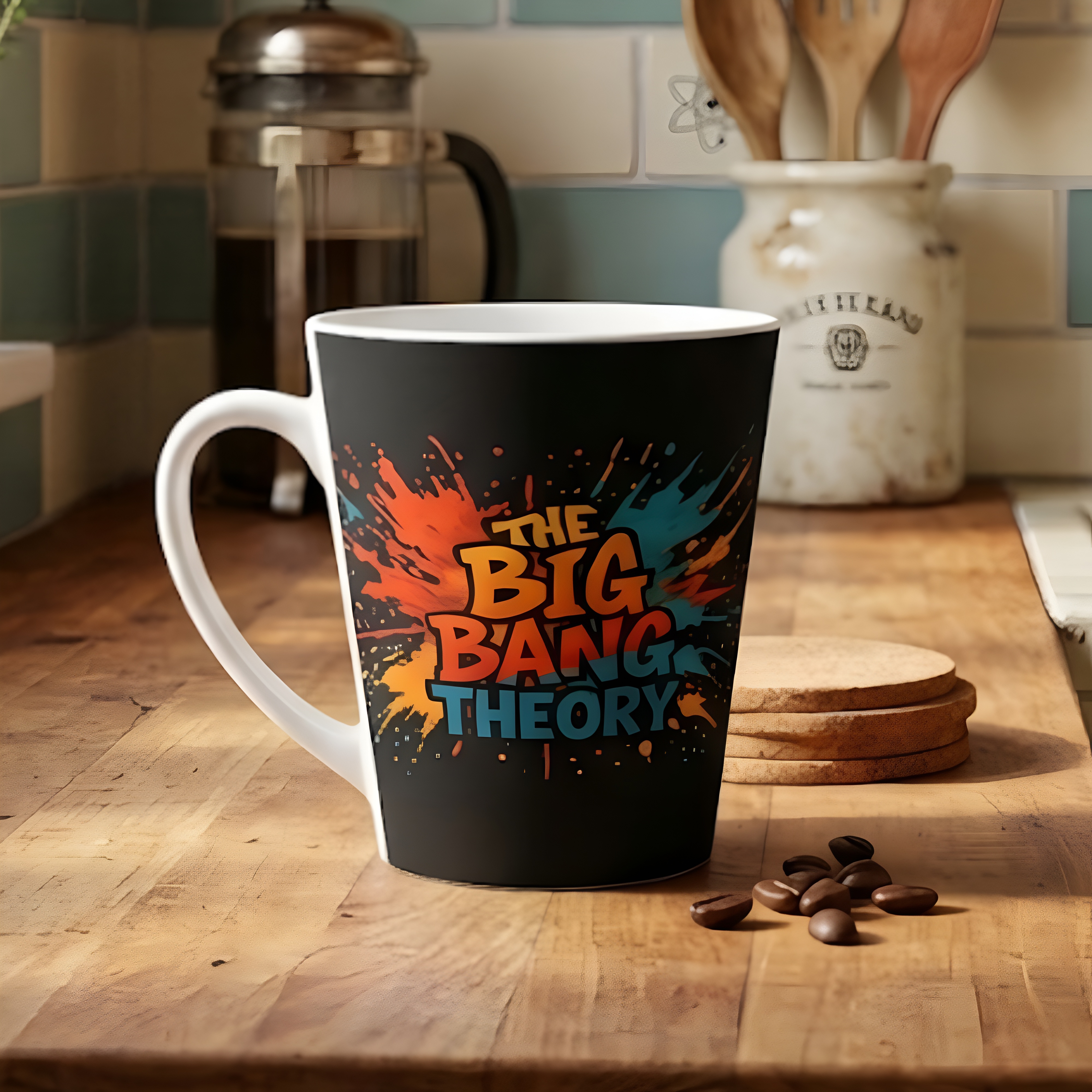 Big Bang Theory Graffiti Splash Graphic Mug