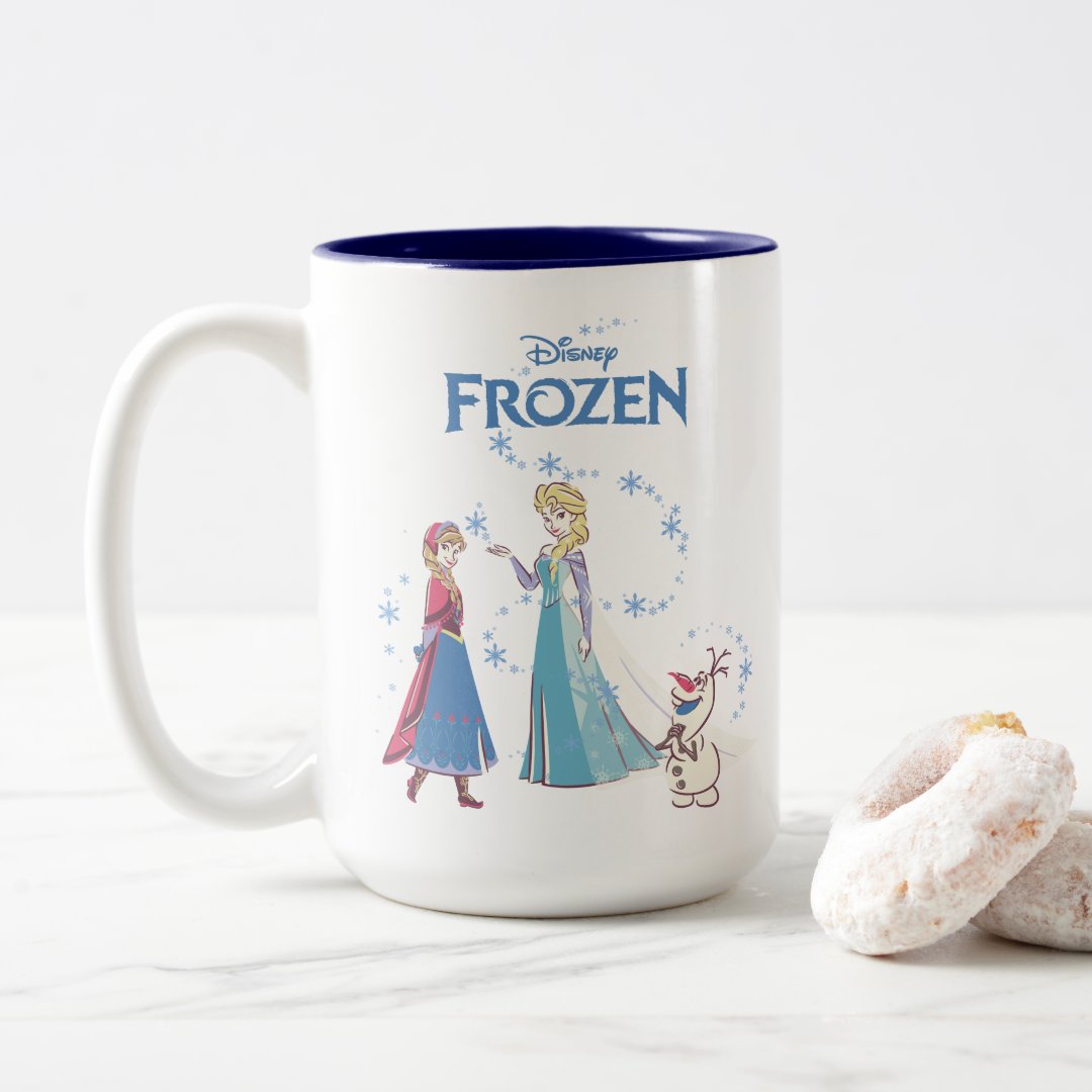 Elsa Anna Olaf Two-Tone Mug 