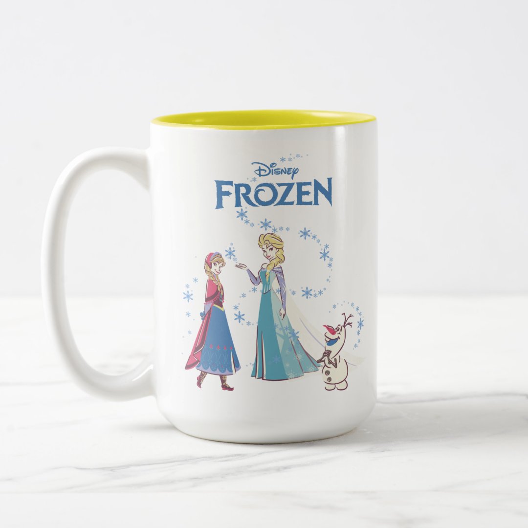 Elsa Anna Olaf Two-Tone Mug 