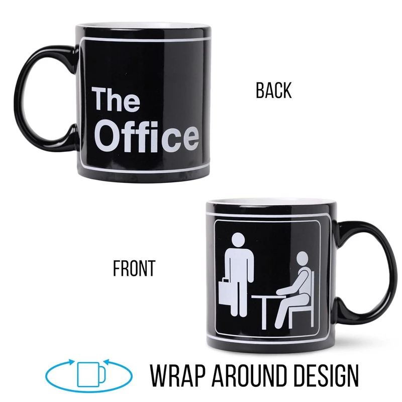 Silver Buffalo The Office Title Sign 20oz Ceramic Mug, 4 of 8