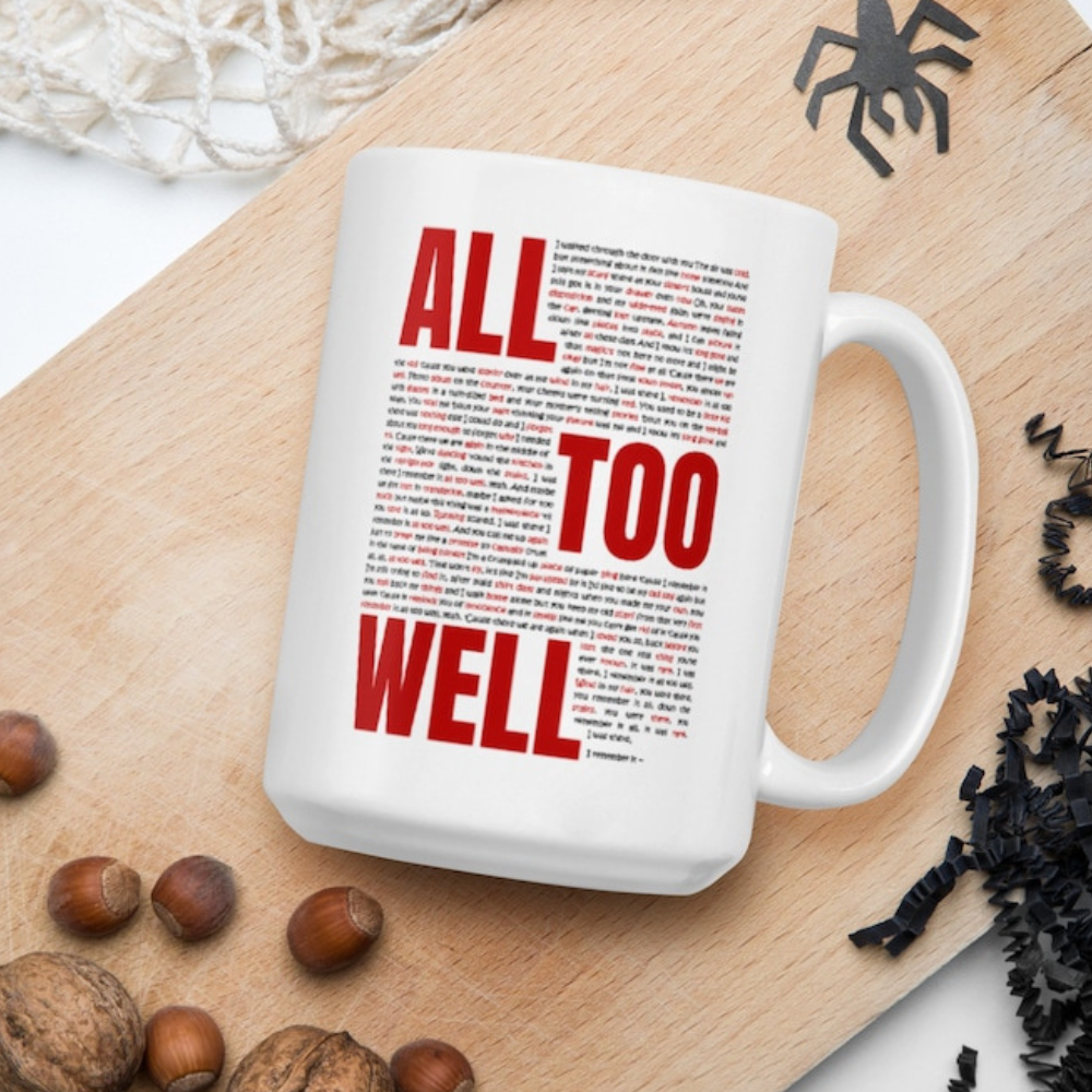 All Too Well Lyrics Song - TayLor's Version Mug
