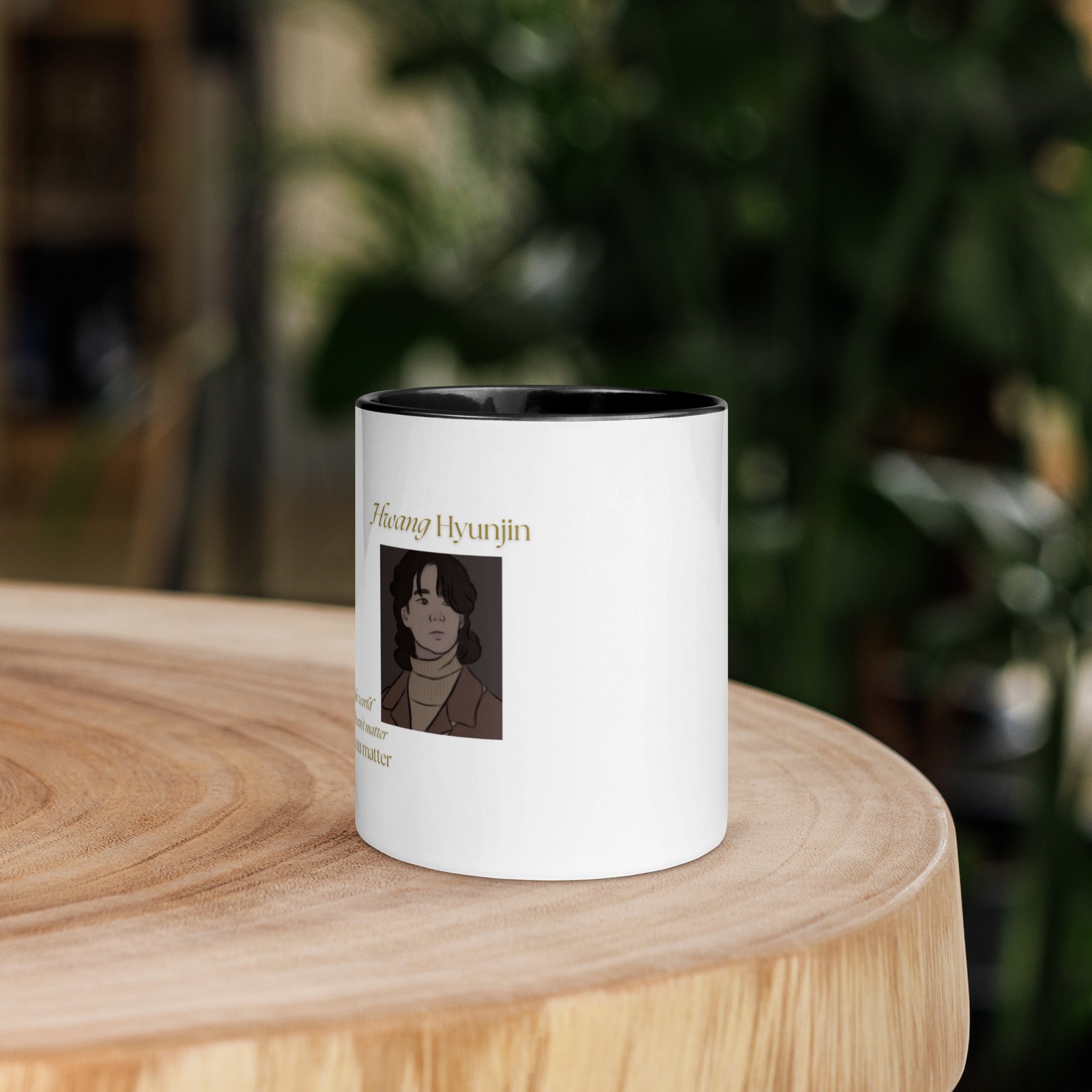 Stray Kids Hyunjin Illustration Ceramic Coffee Mug