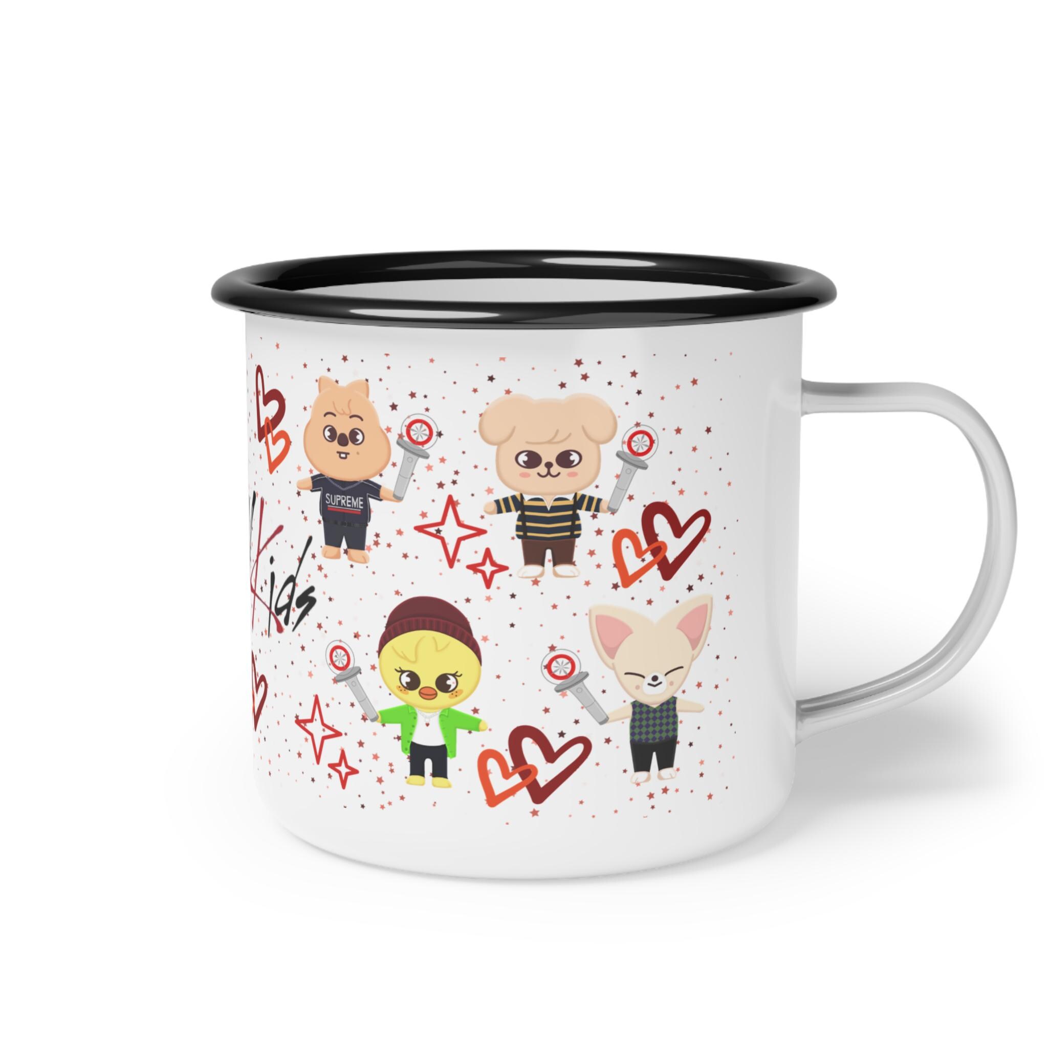 Stray Kids Skzoo Enamel Character Camping Mug