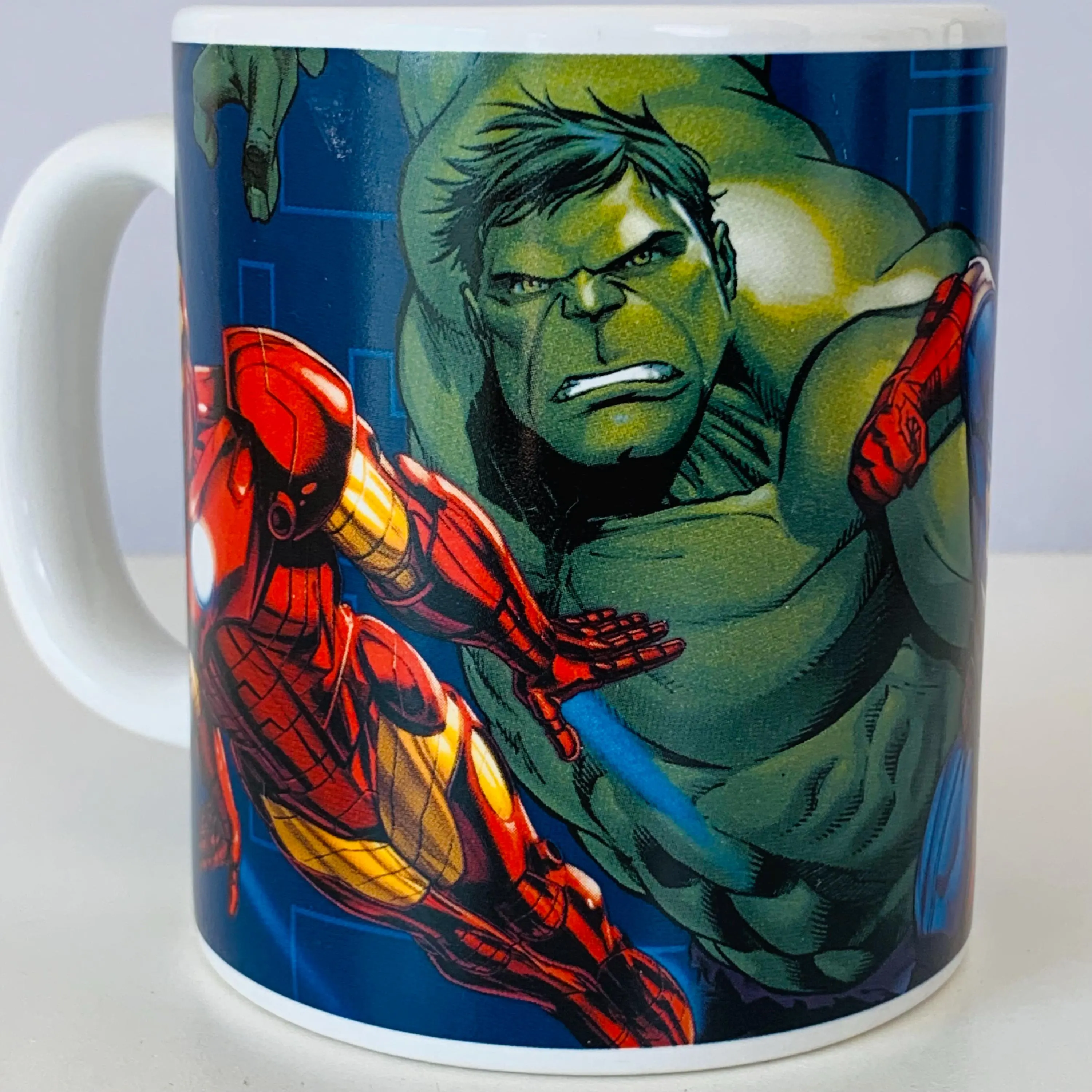 Captain America And Hulk Comic Ceramic Mug