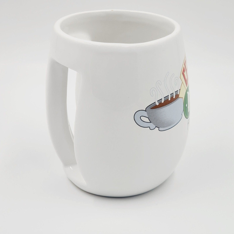 Friends TV Show Central Perk Coffee Mug with Inverted Handle 