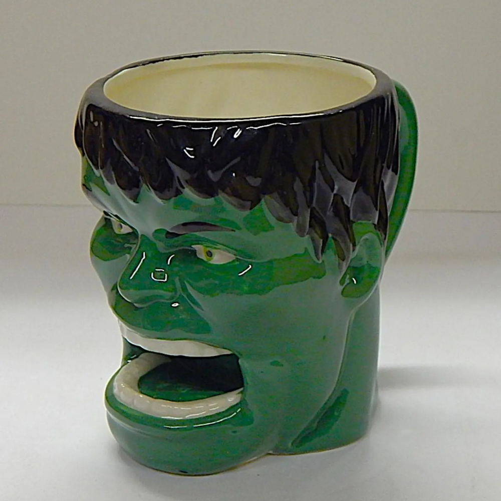 Hulk Sculpted Character Ceramic Coffee Mug 20 Oz