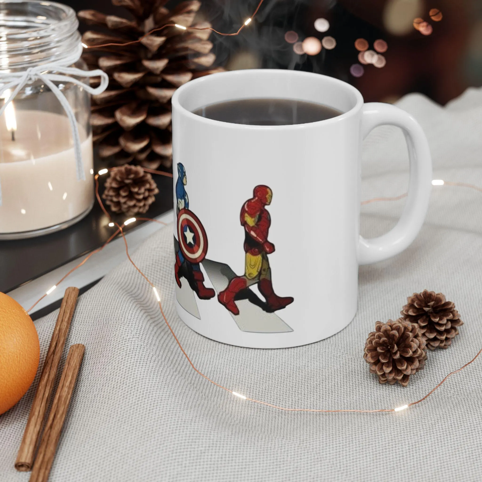 Hulk Thor Captain America Street Crossing Mug