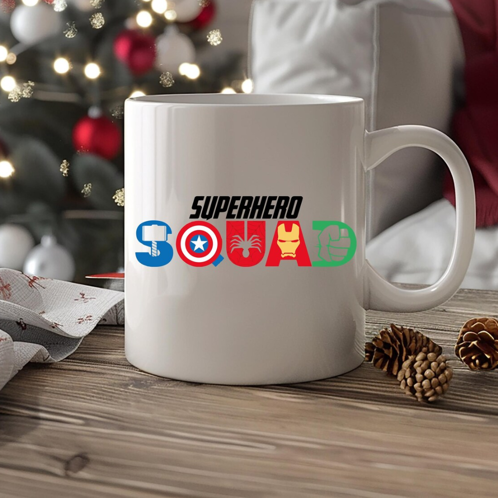 Superhero Squad Custom Coffee Mug