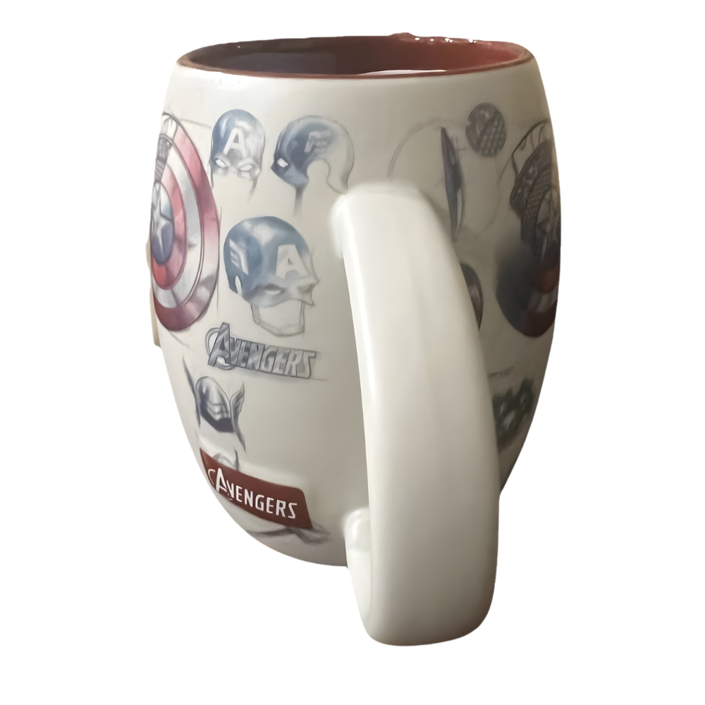 Avengers Sketch Blueprint Barrel Cup