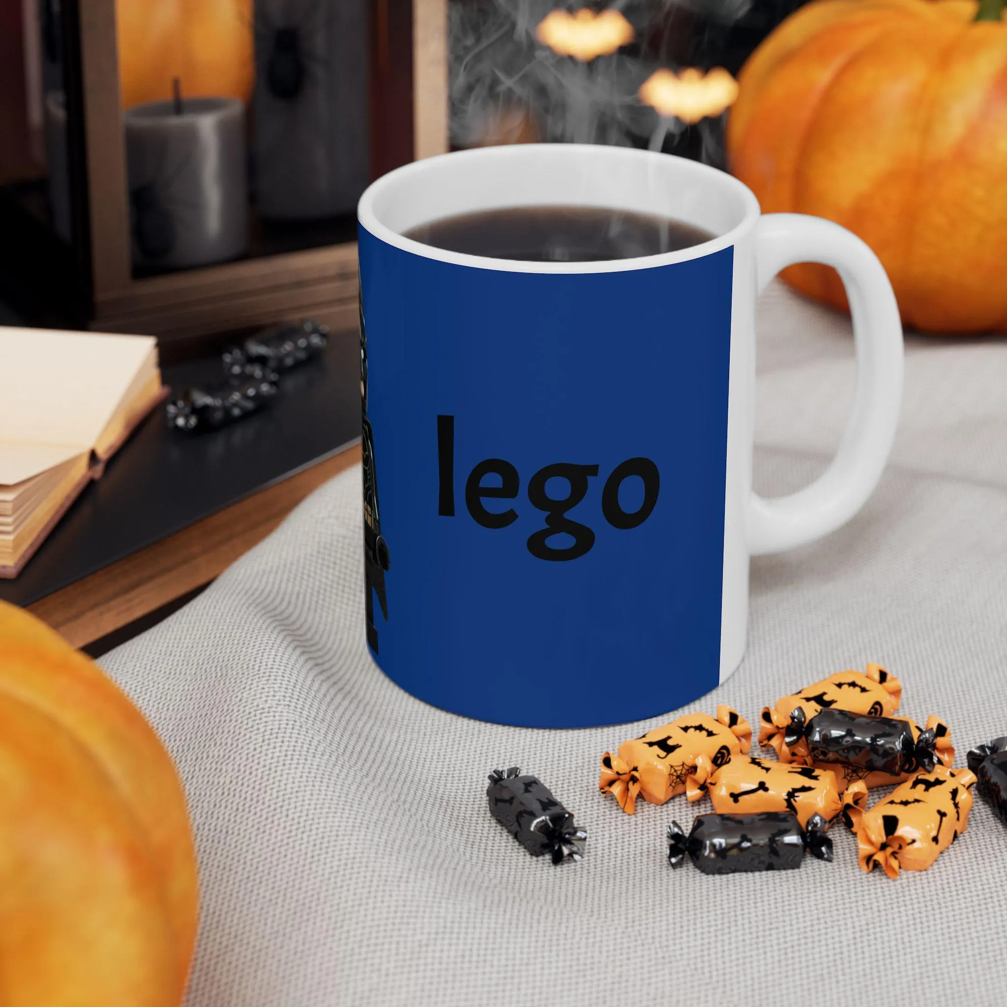 Batman Toy Figure Print Ceramic Coffee Mug