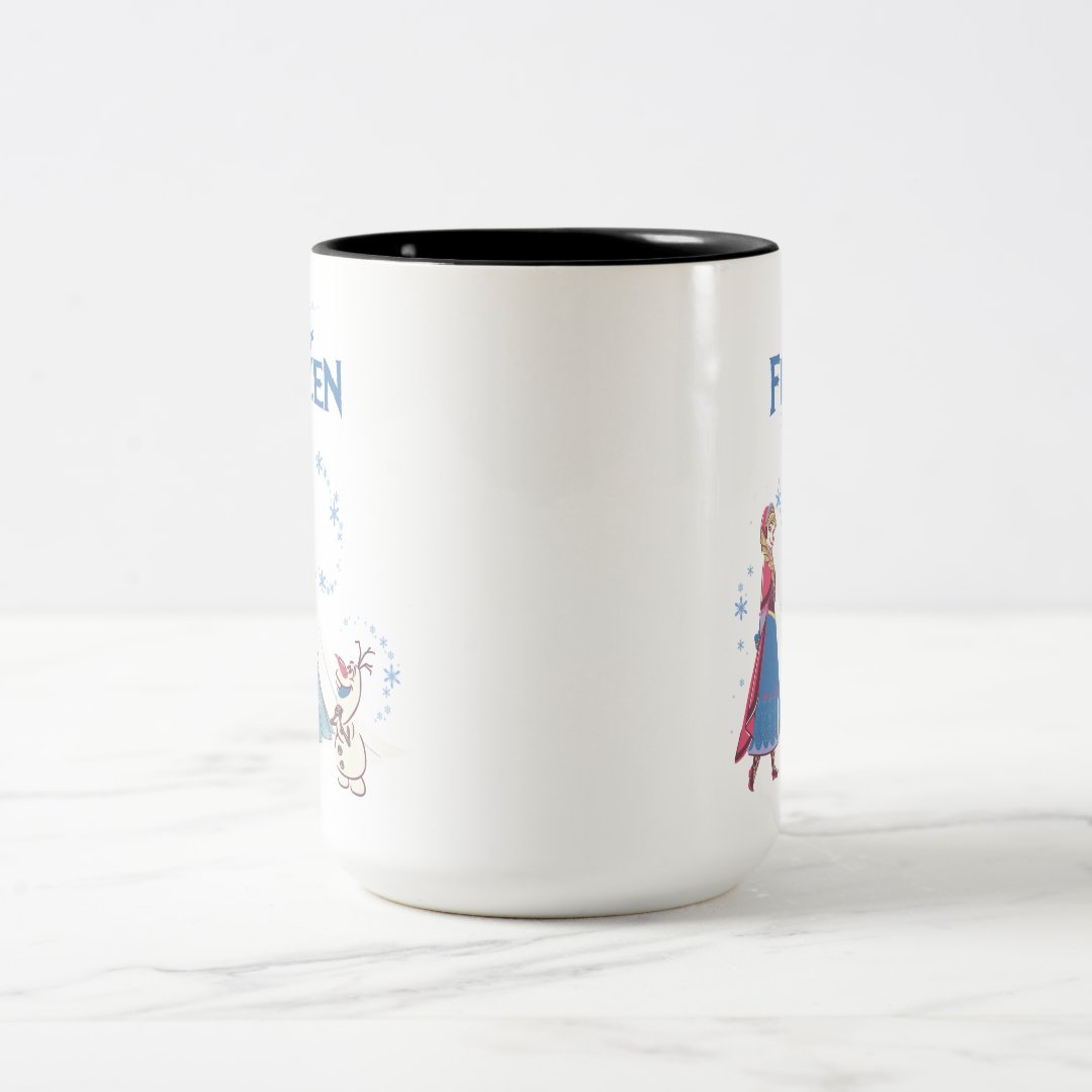 Elsa Anna Olaf Two-Tone Mug 