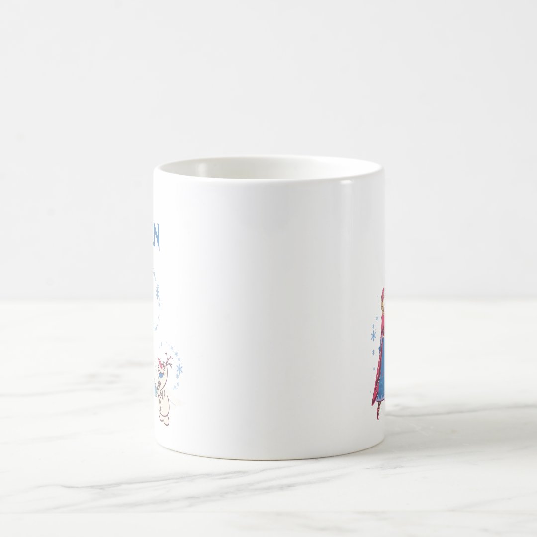 Frozen Heat Reveal Mug Elsa Anna Olaf Color Changing Coffee Cup