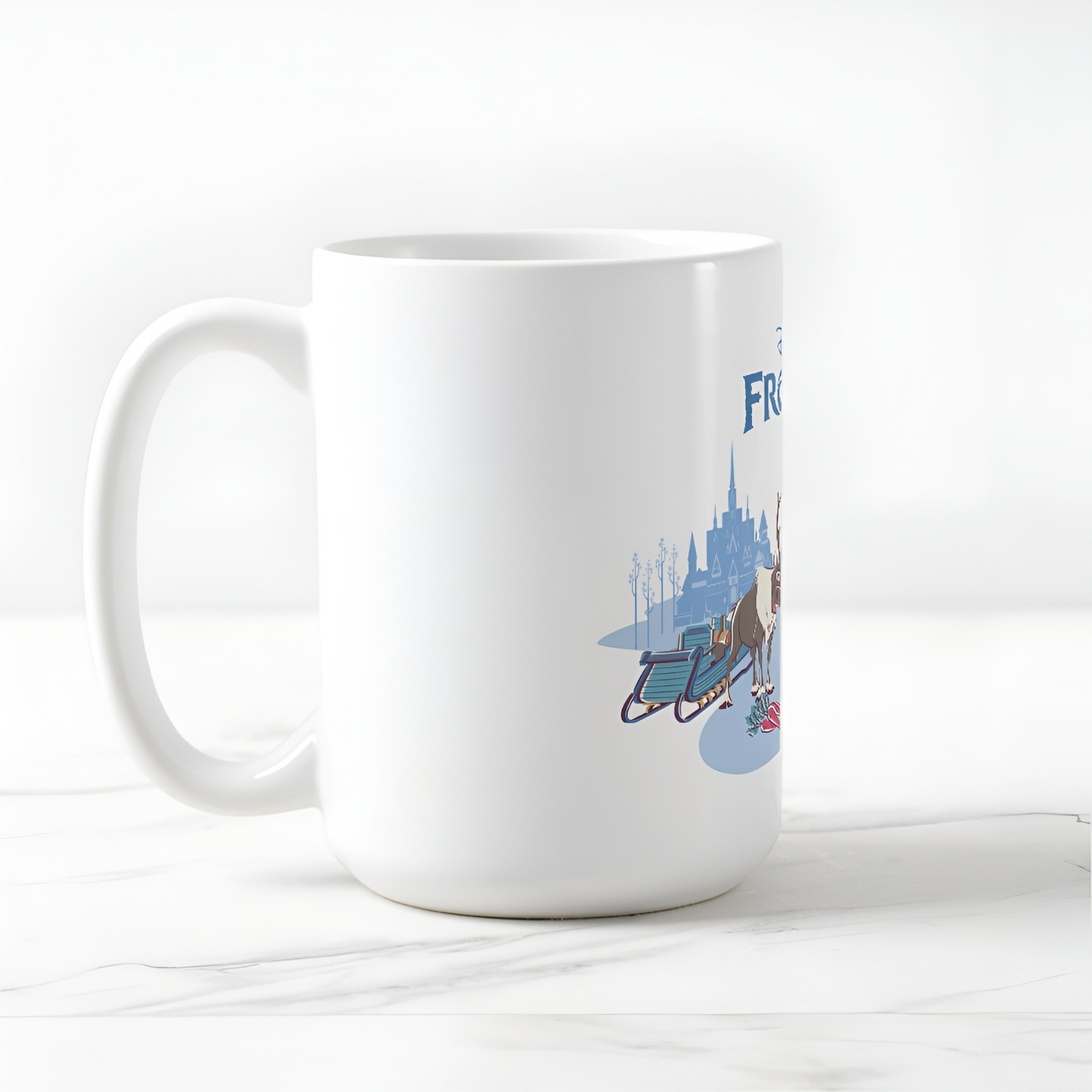 Frozen Characters Themed Ceramic Coffee Mug