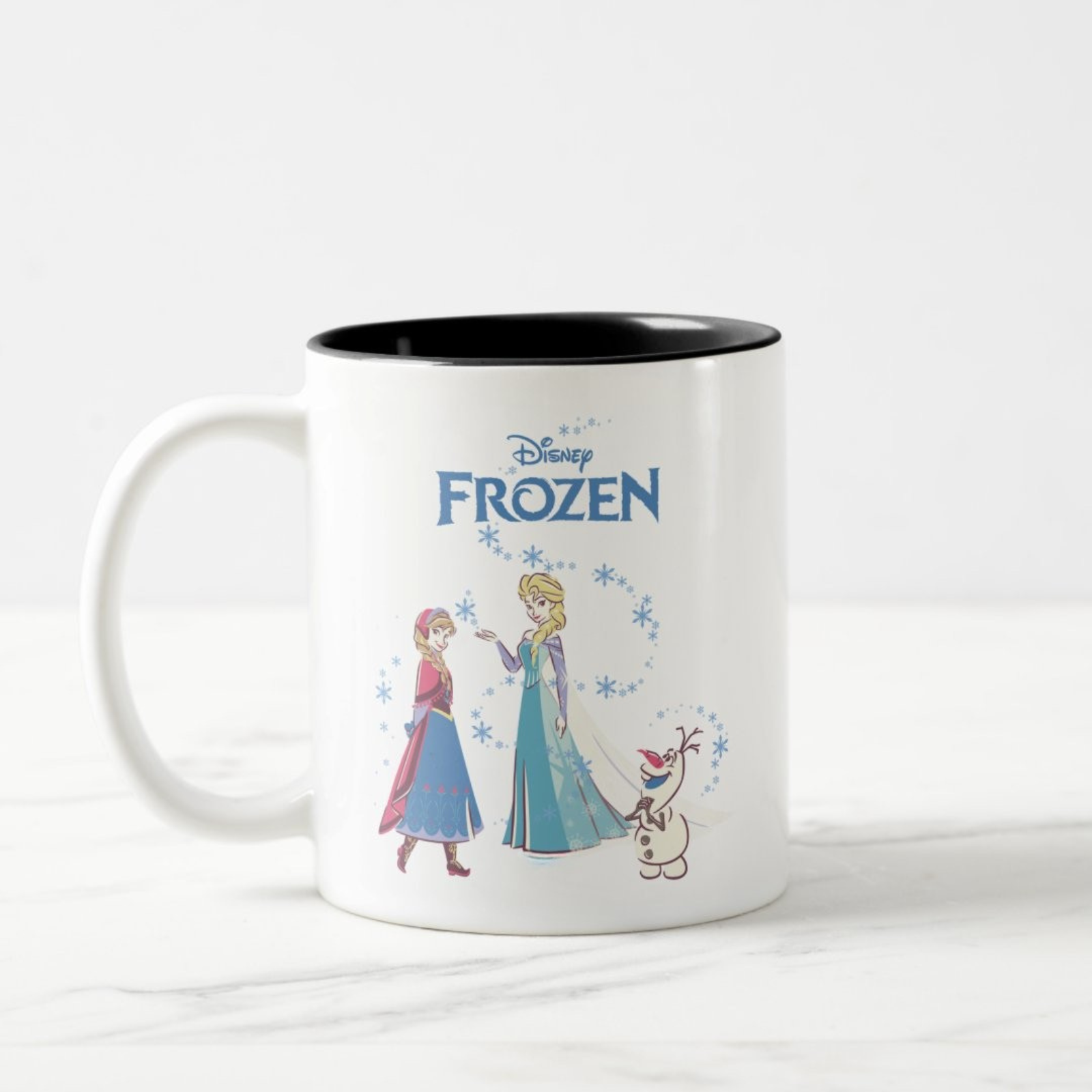 Frozen Sisters Snowman Duo Toned Mug