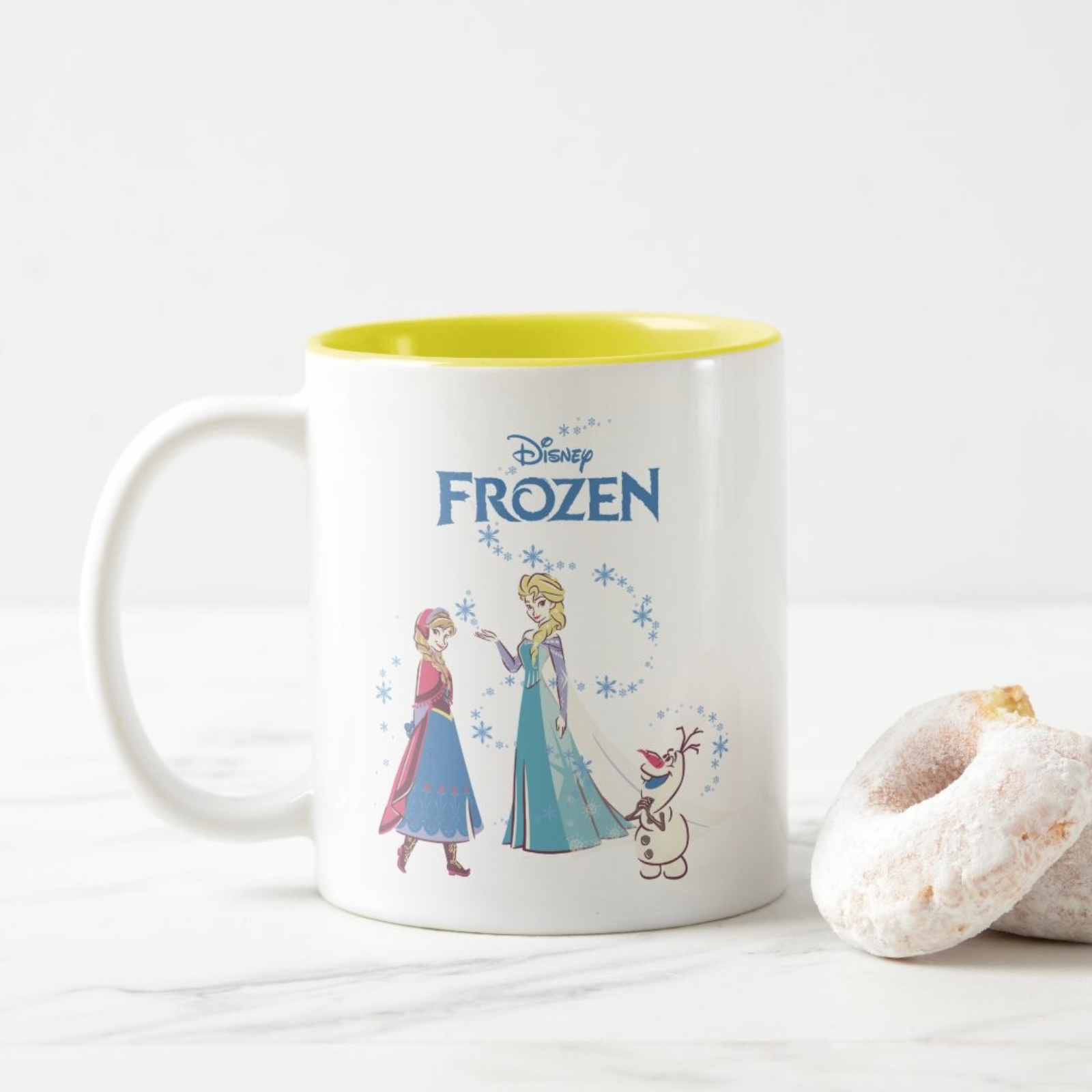 Frozen Sisters Snowman Duo Toned Mug