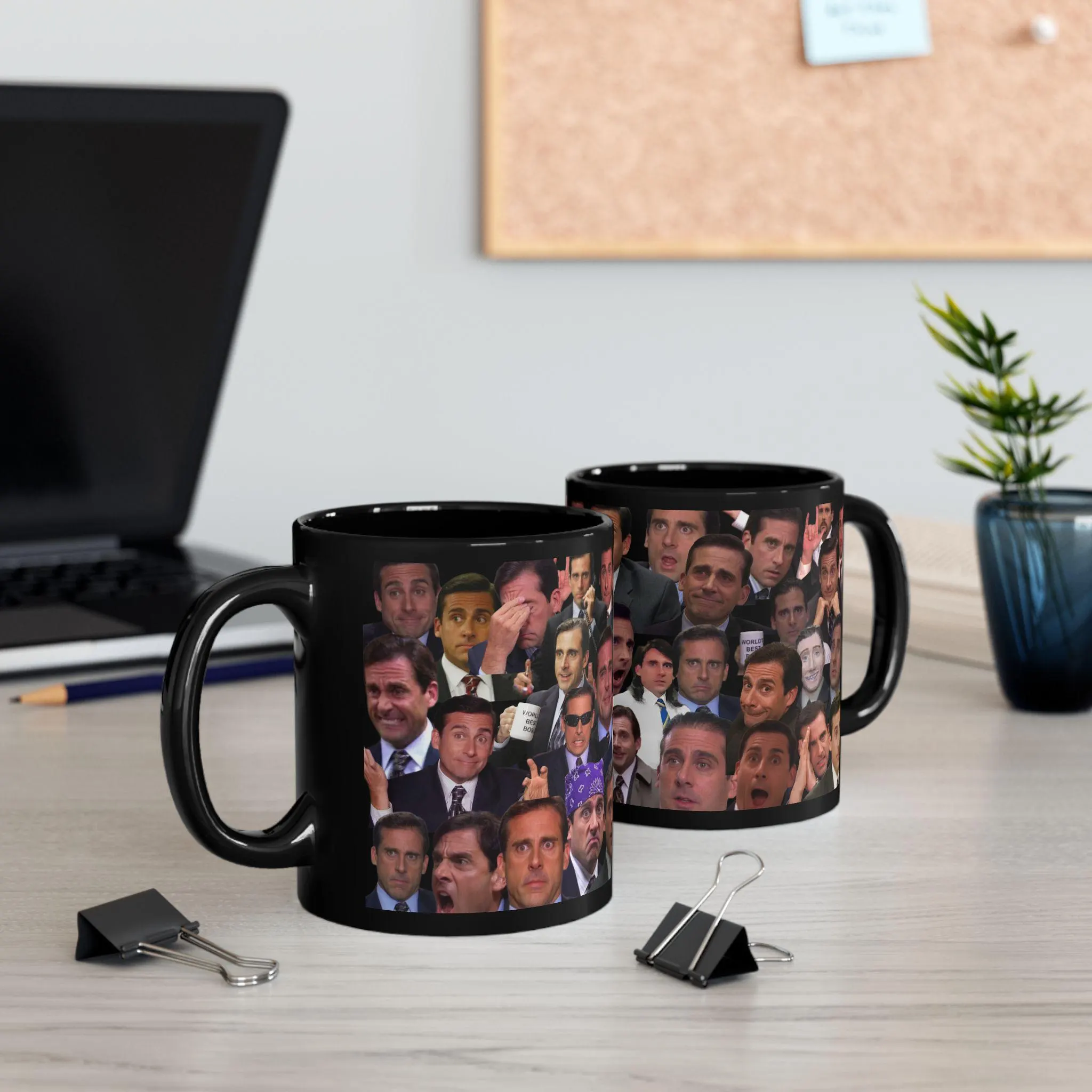 Michael Scott Expressions Ceramic Coffee Mug