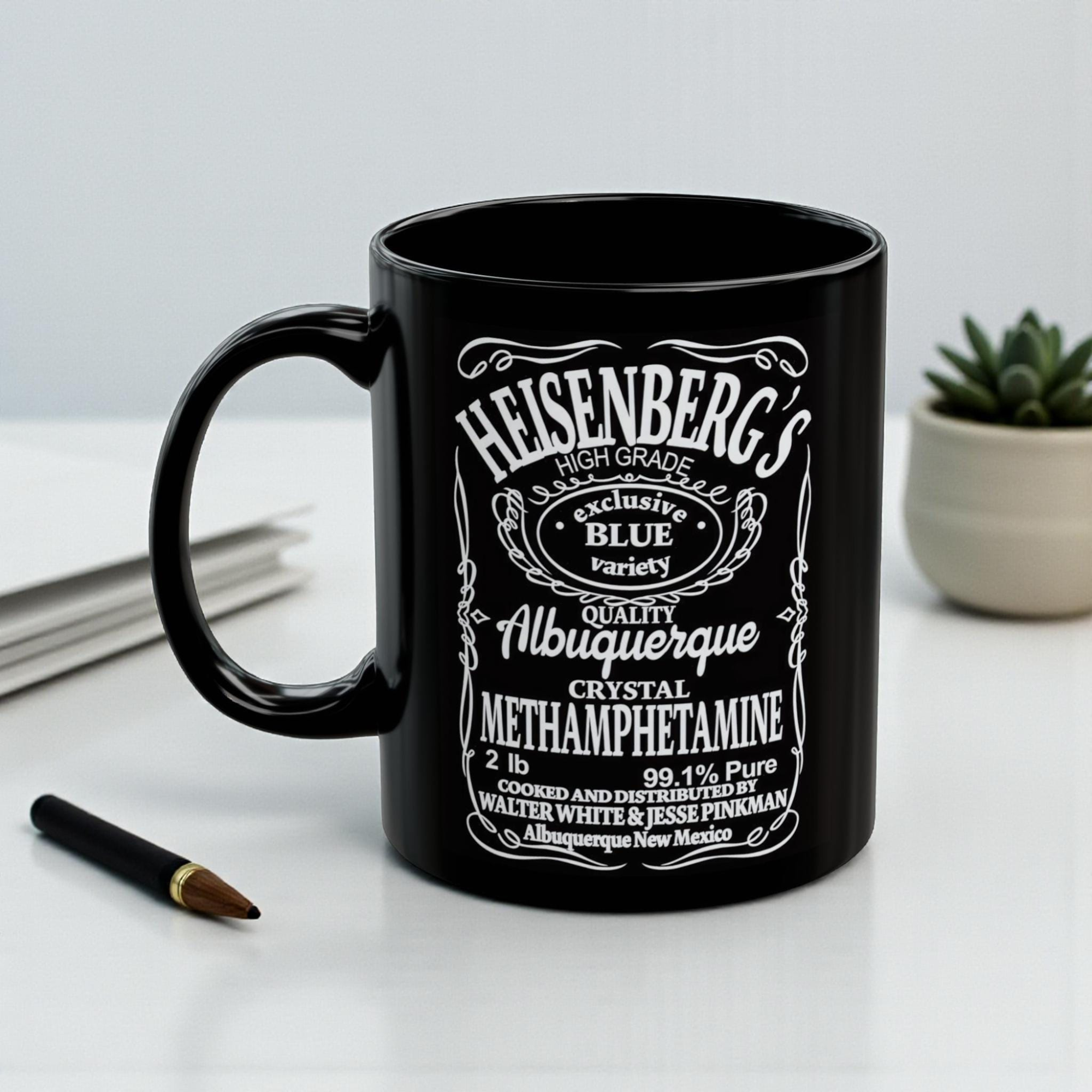 Heisenberg Walter White Whiskey Style Mug
