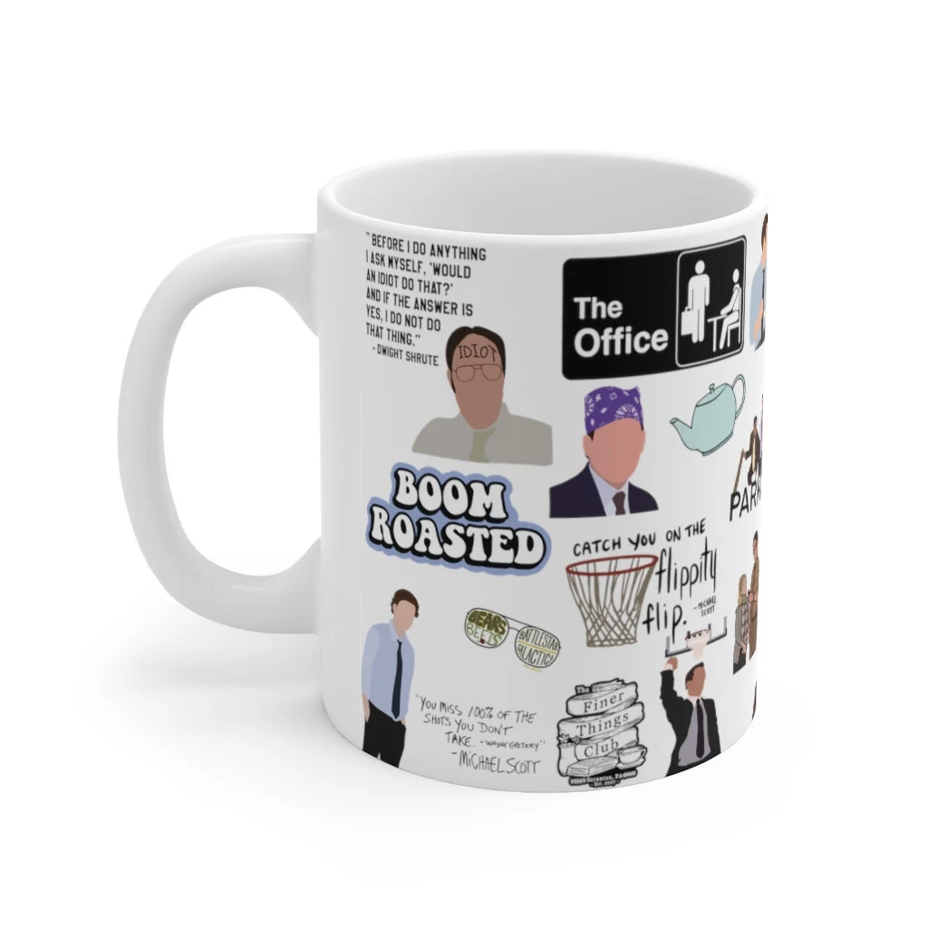 The Office Character Collage Ceramic Coffee Mug
