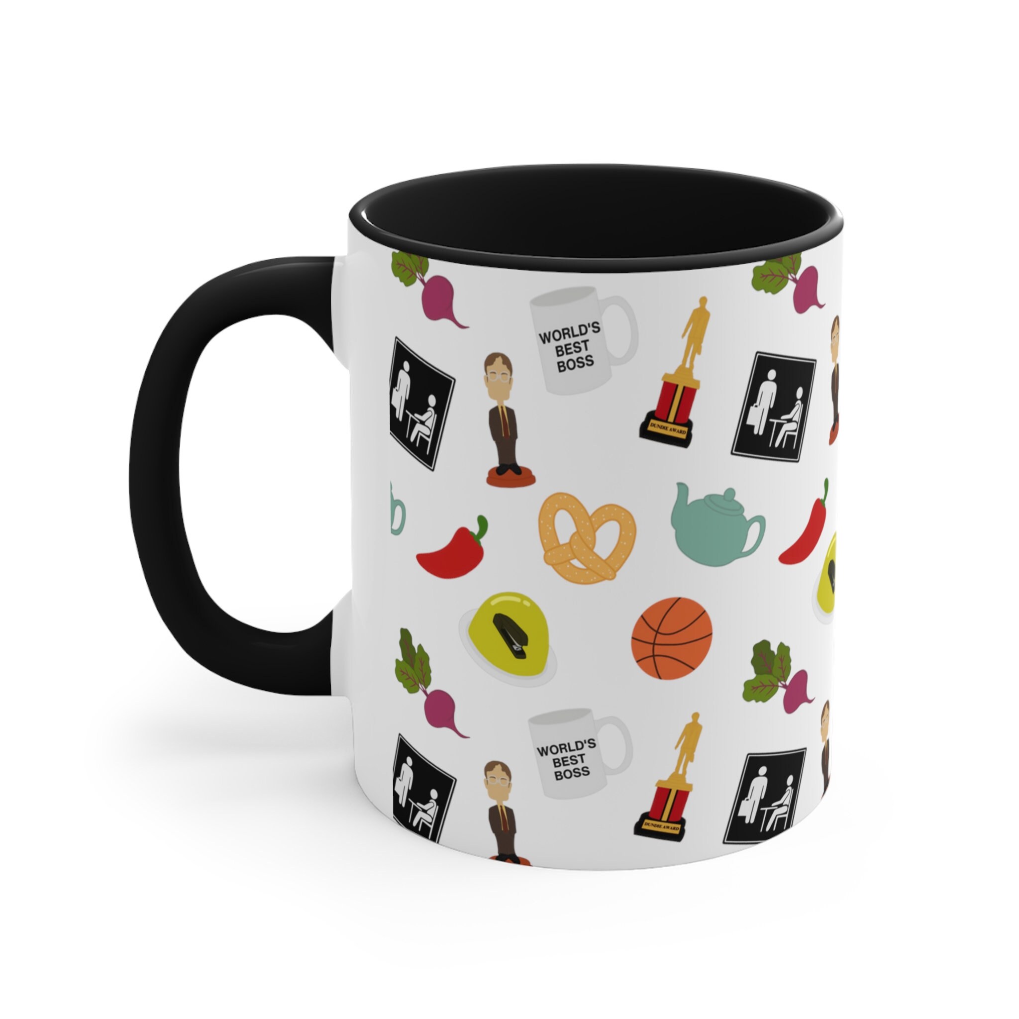 The Office Icons Ceramic Coffee Mug 11oz