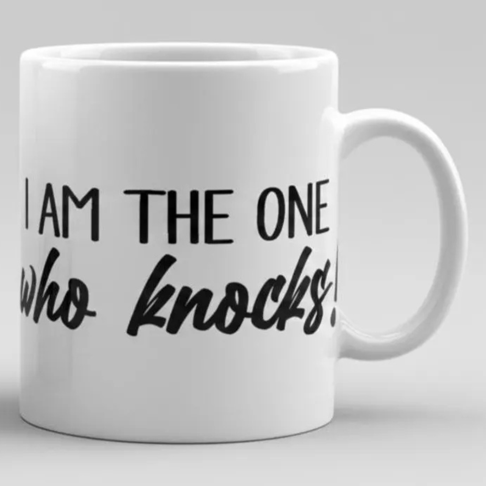 Walter White I Am The One Who Knocks Quote Printed Mug