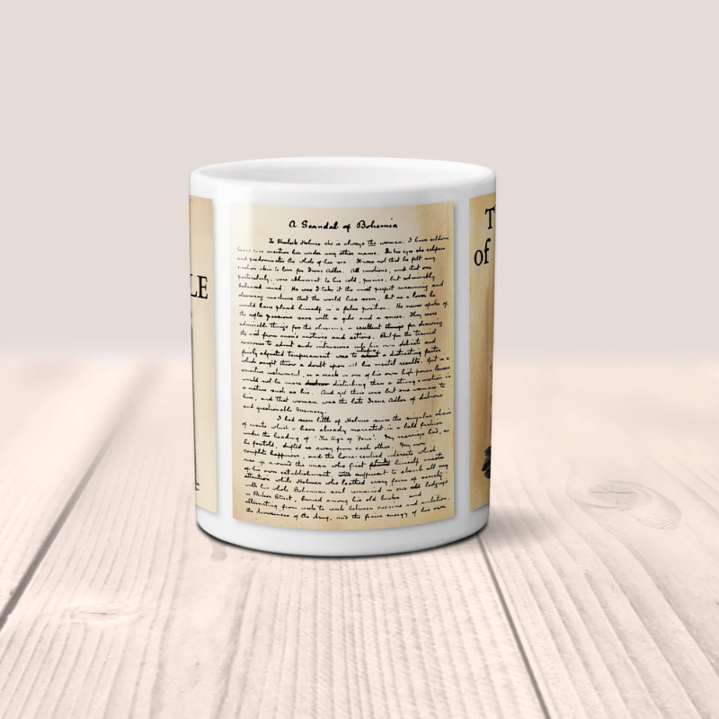 Sherlock Holmes Book Cover Ceramic Mug
