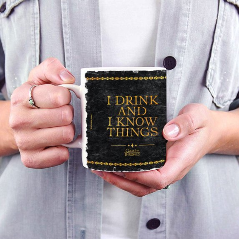 I Drink And I Know Things Game Of Thrones Printed 11oz Ceramic Mug