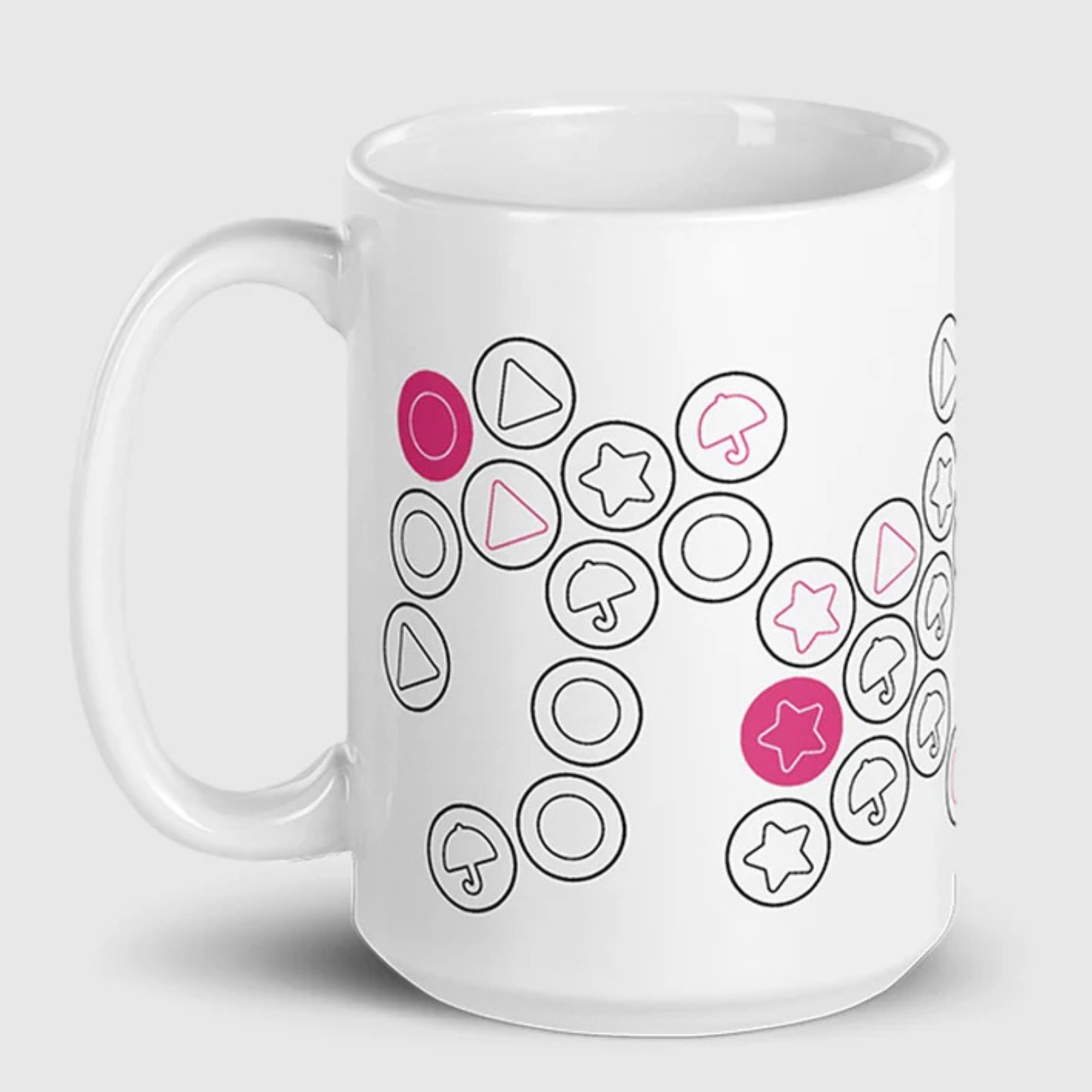 Squid Game Games Pattern Mug