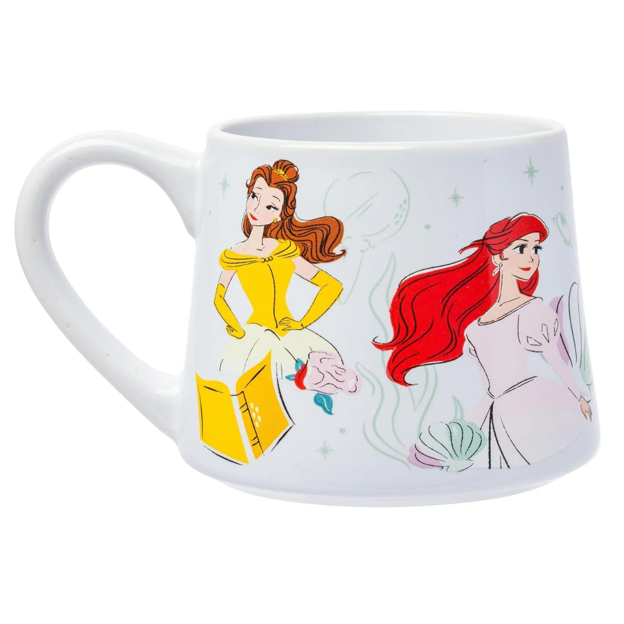 Princess Character Themed Ceramic Tapered Mug