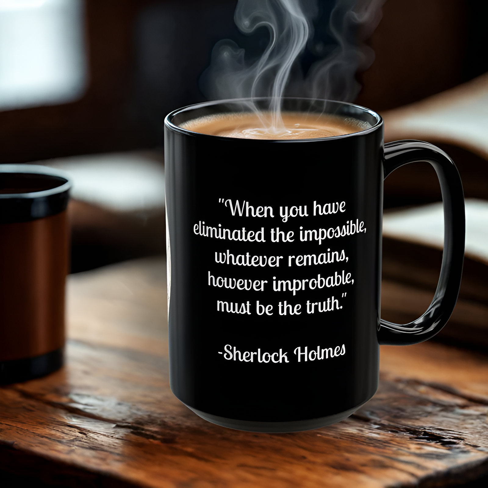 Sherlock Holmes Classic Quote Ceramic Mug
