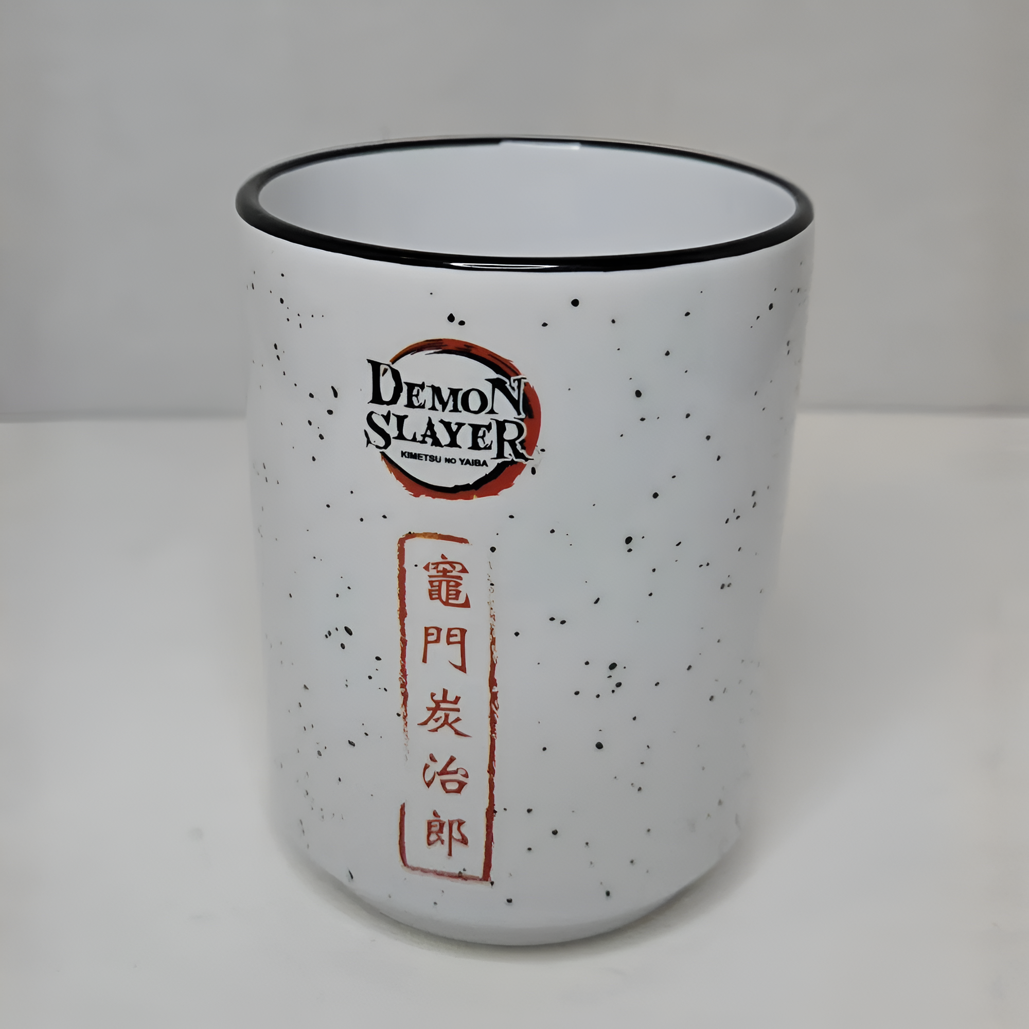 Demon Slayer Anime Tanjiro Kamado Sipping Coffee Tea Cup