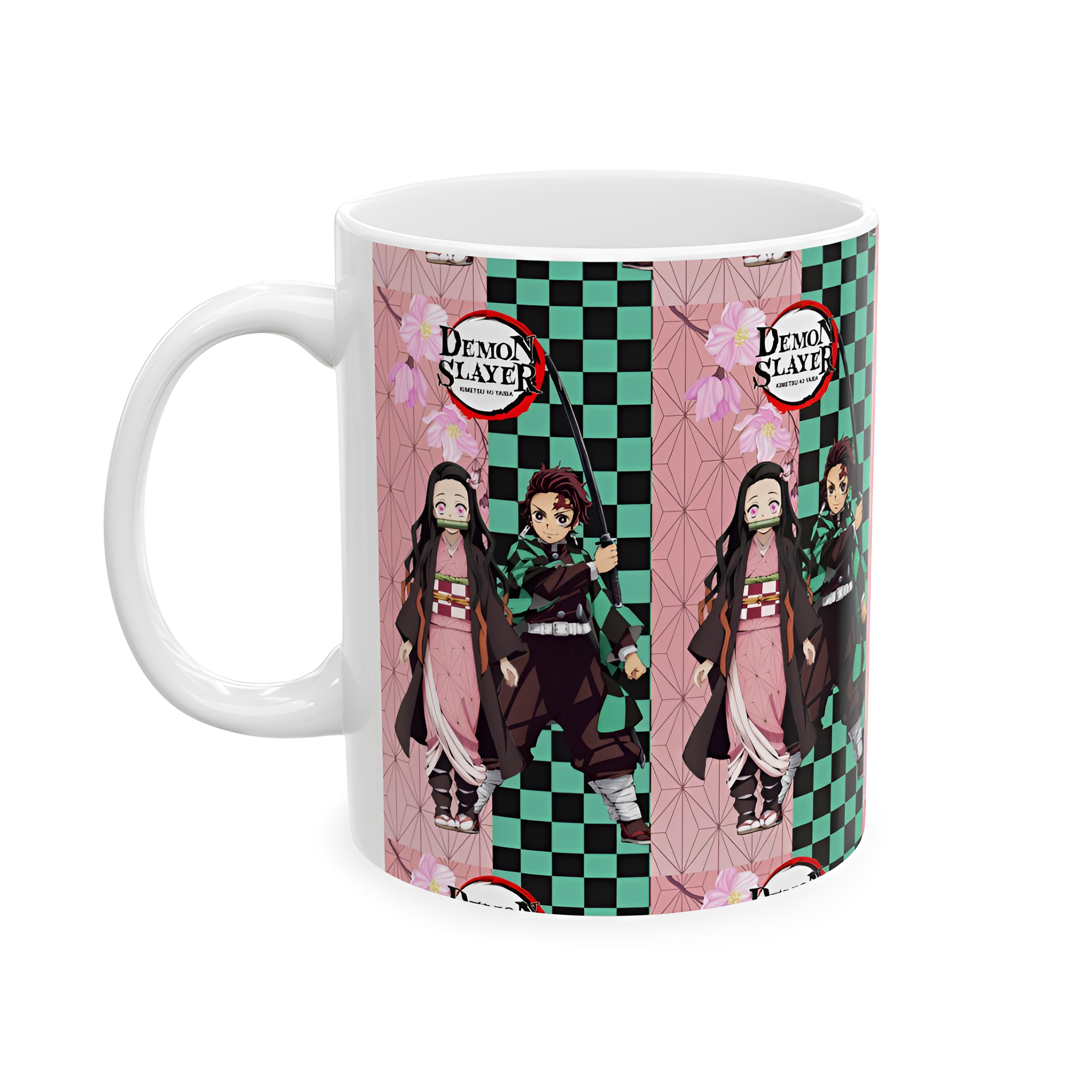 Demon Slayer Pattern Ceramic Drinking Vessel