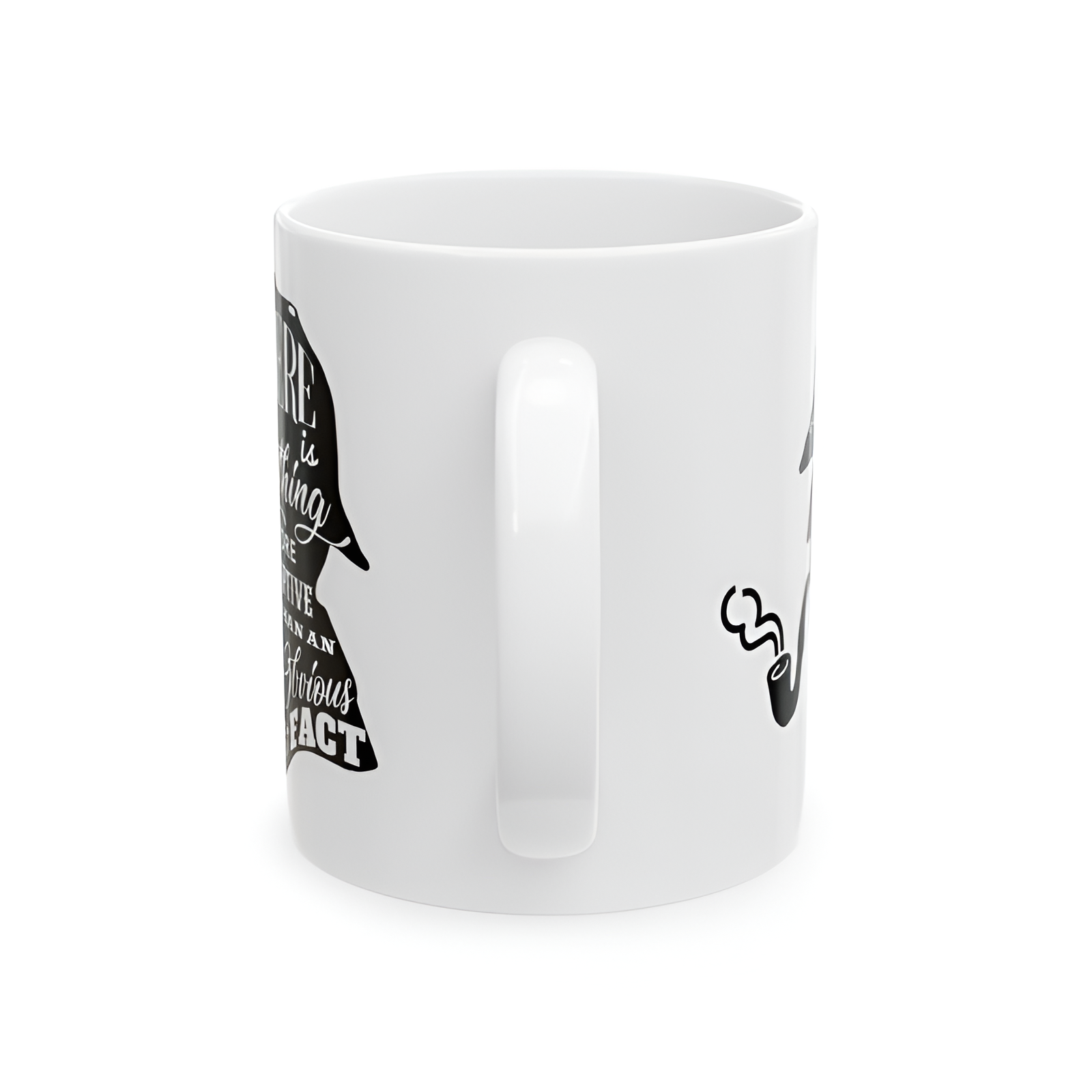 Sherlock Holmes Ceramic Literary Detective Coffee Mug