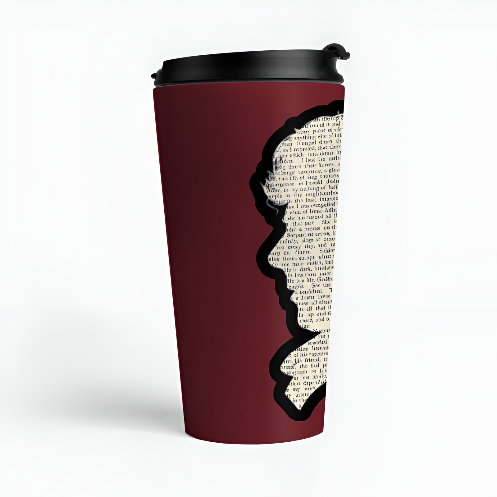 Sherlock Holmes Vintage Silhouette Ceramic Coffee Mug 