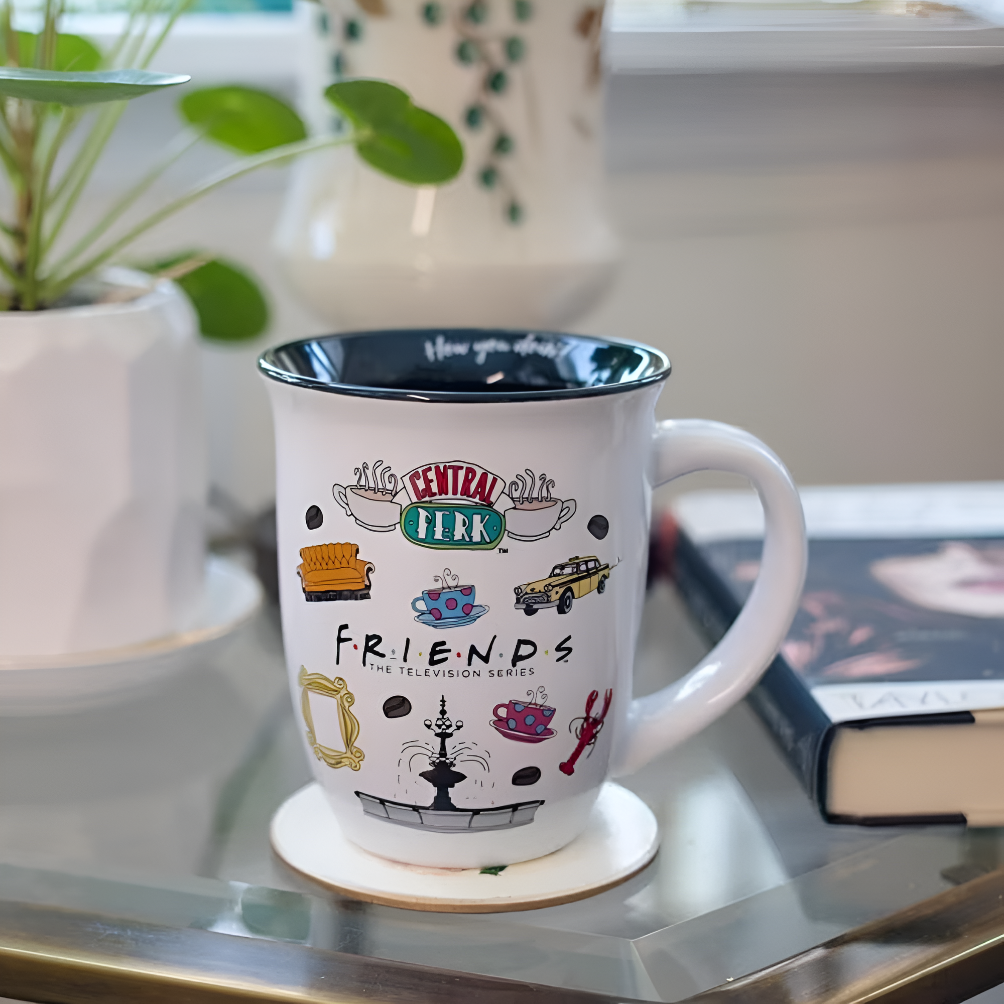 Friends Series Central Perk Icons Ceramic Mug