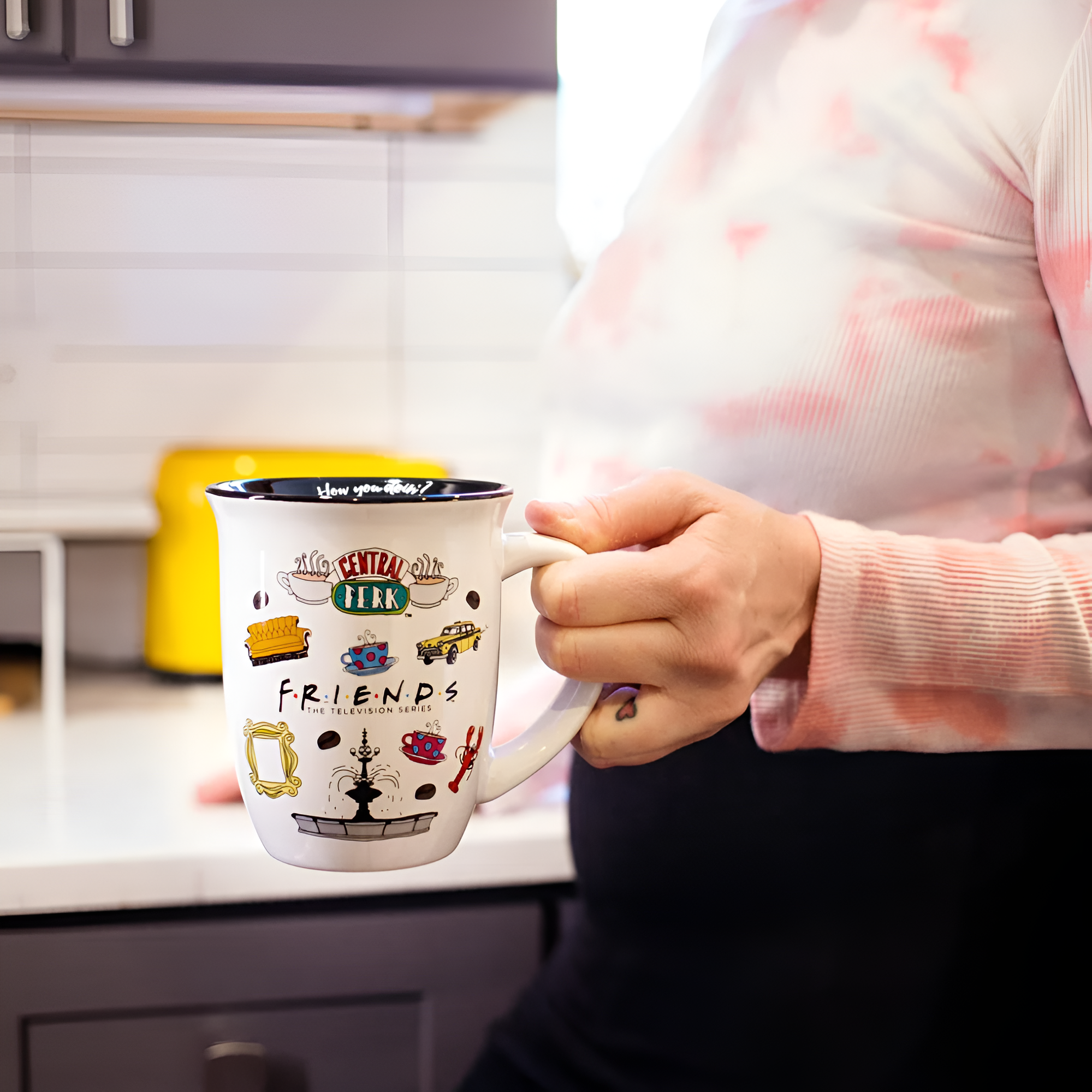 Friends Central Perk Ceramic Coffee Mug Icons