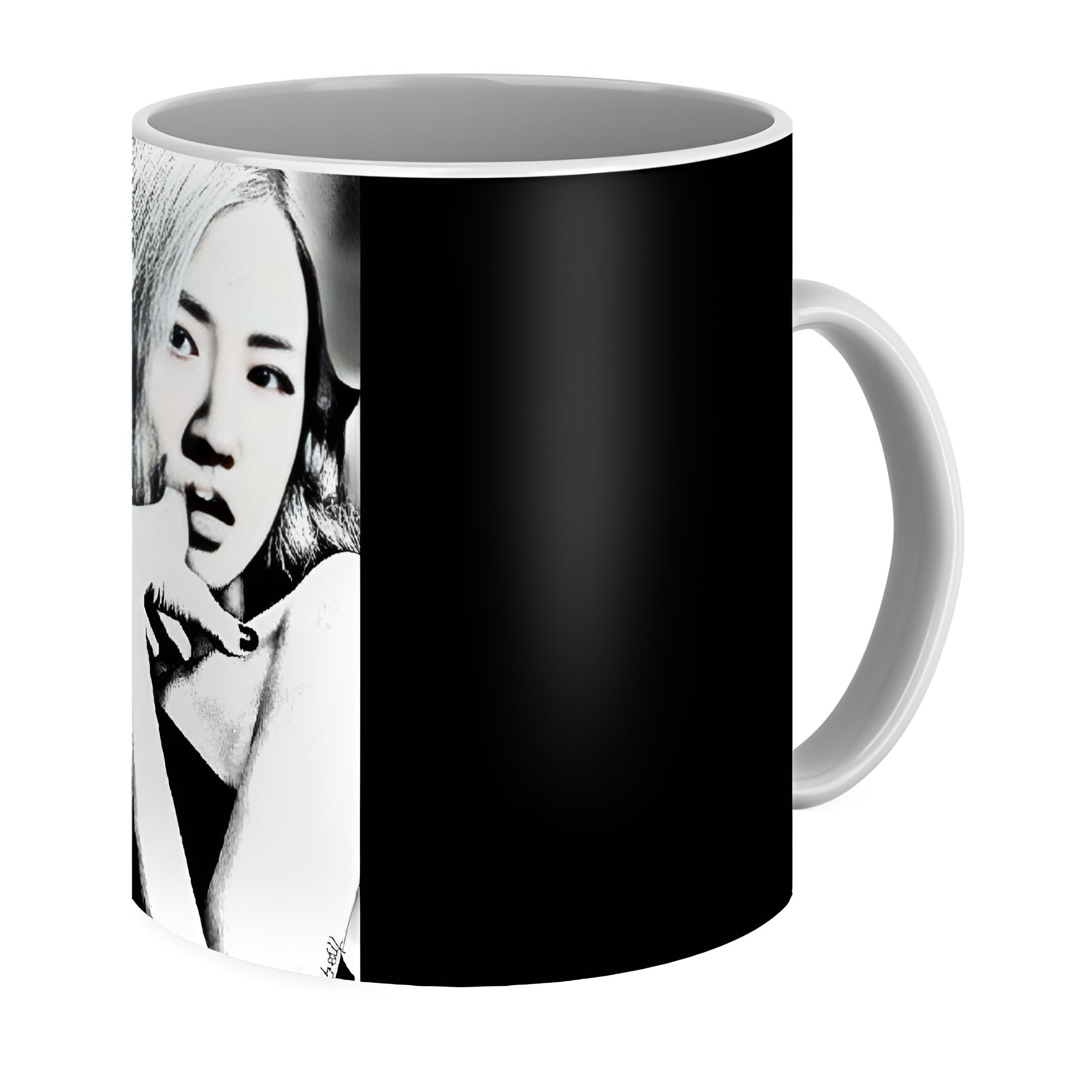 Ceramic Coffee Mug With Stylized Artist Portrait
