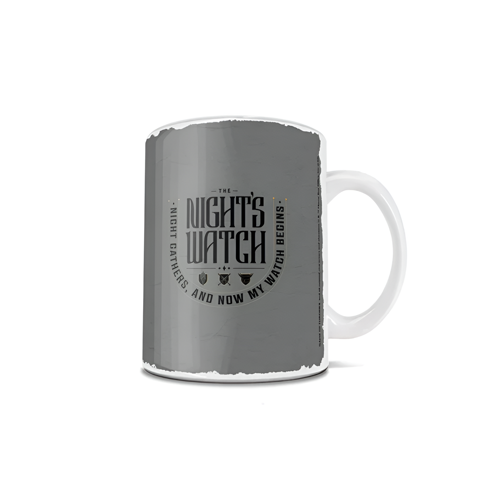 Game Of Thrones Inspired Nights Watch Themed 11 oz Ceramic Mug 