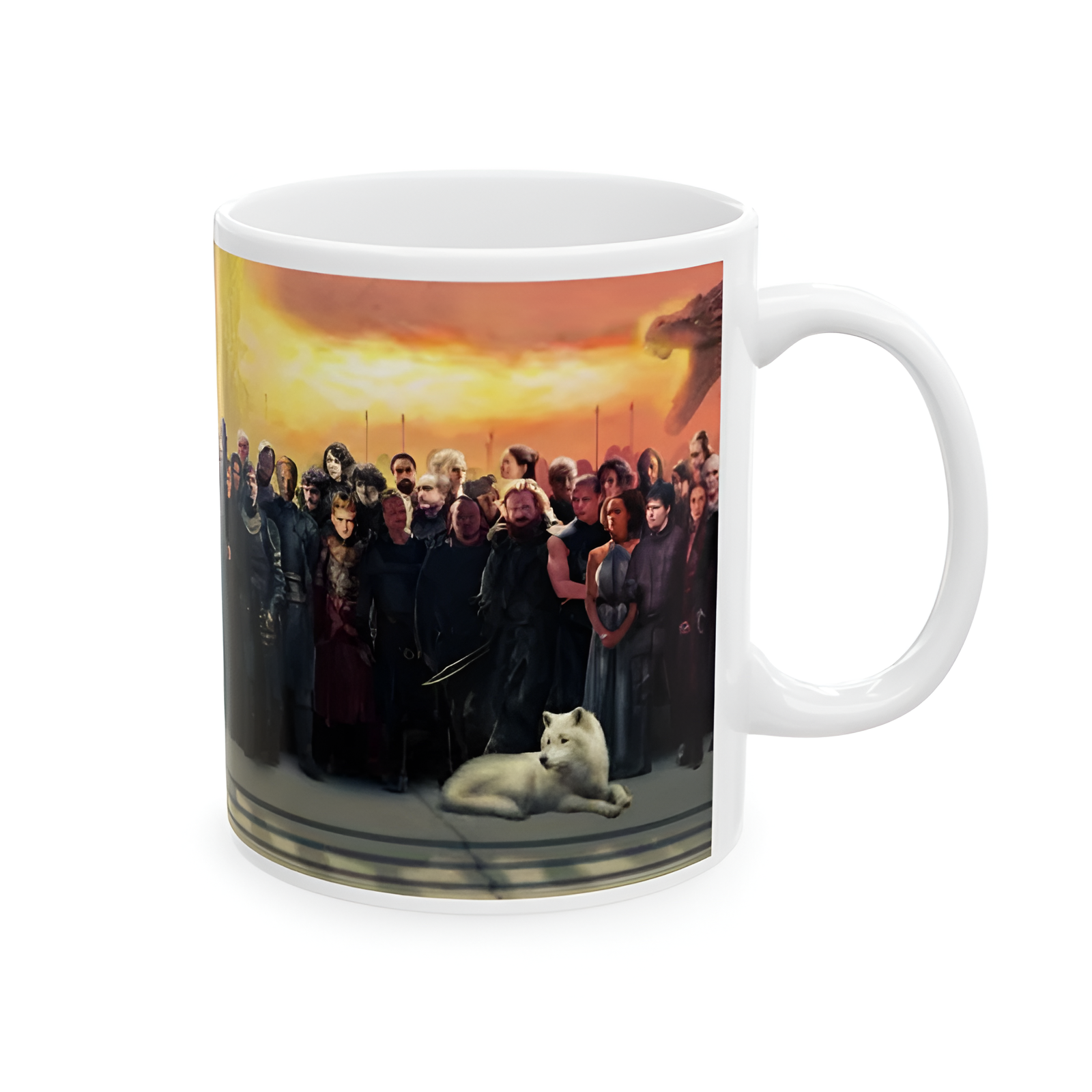 Game Of Thrones Themed Character Art Design Coffee Mug