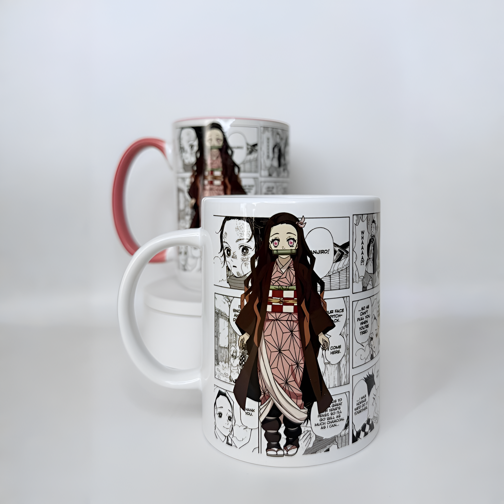 Nezuko Kamado Inspired Coffee Mug, Demon Slayer Fan Gift