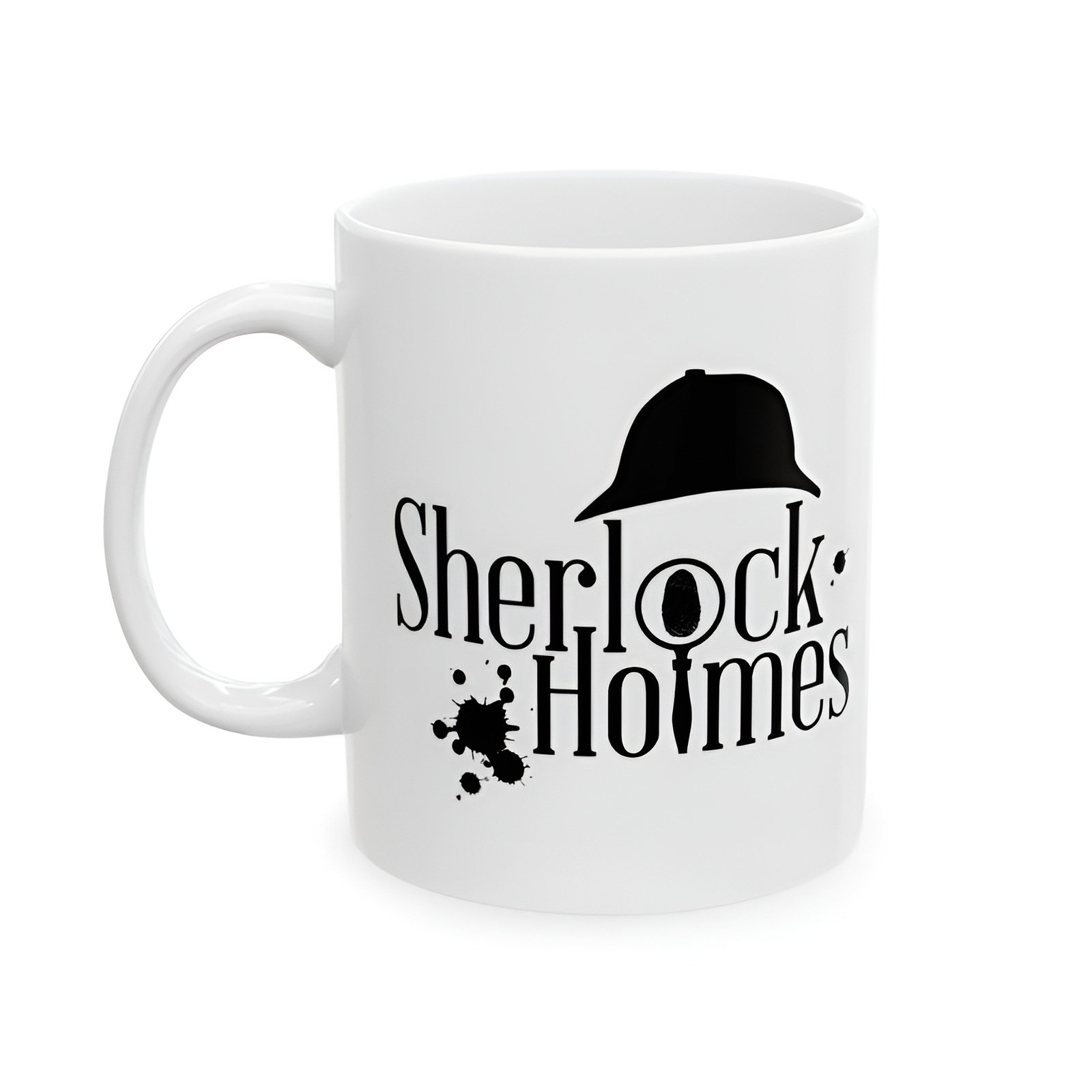 Sherlock Holmes 221B Themed Ceramic Coffee Mug