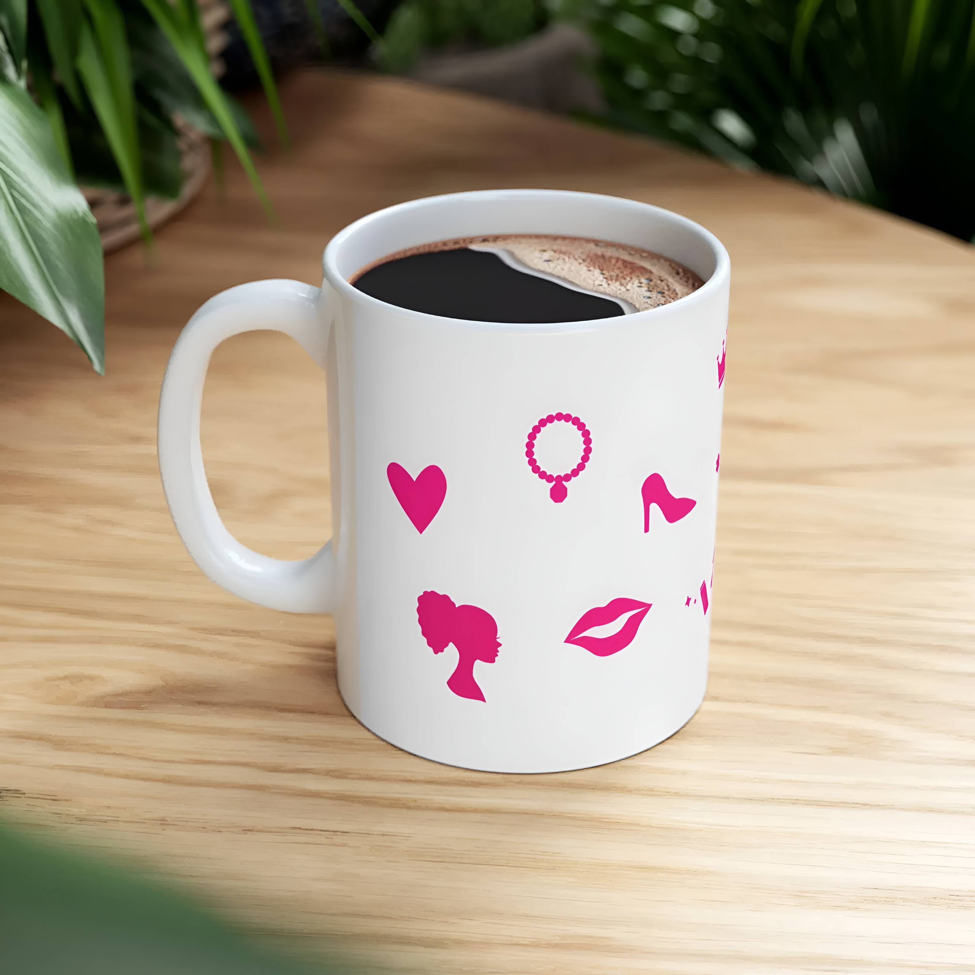 Cute Barbie Coffee Mug Trendy Ceramic Tea Cup