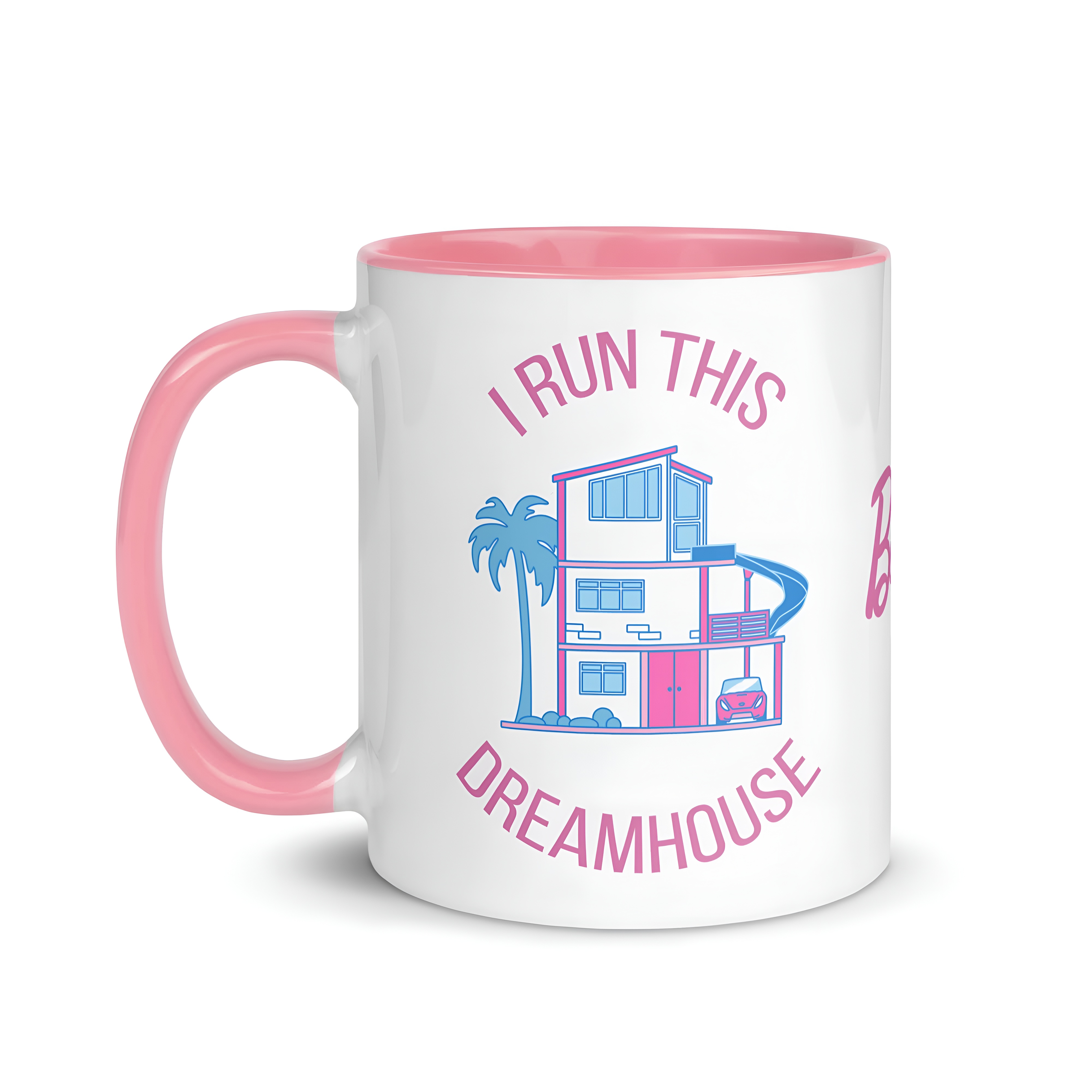 Barbie White Mug I Run This Dreamhouse Stylish Coffee Cup