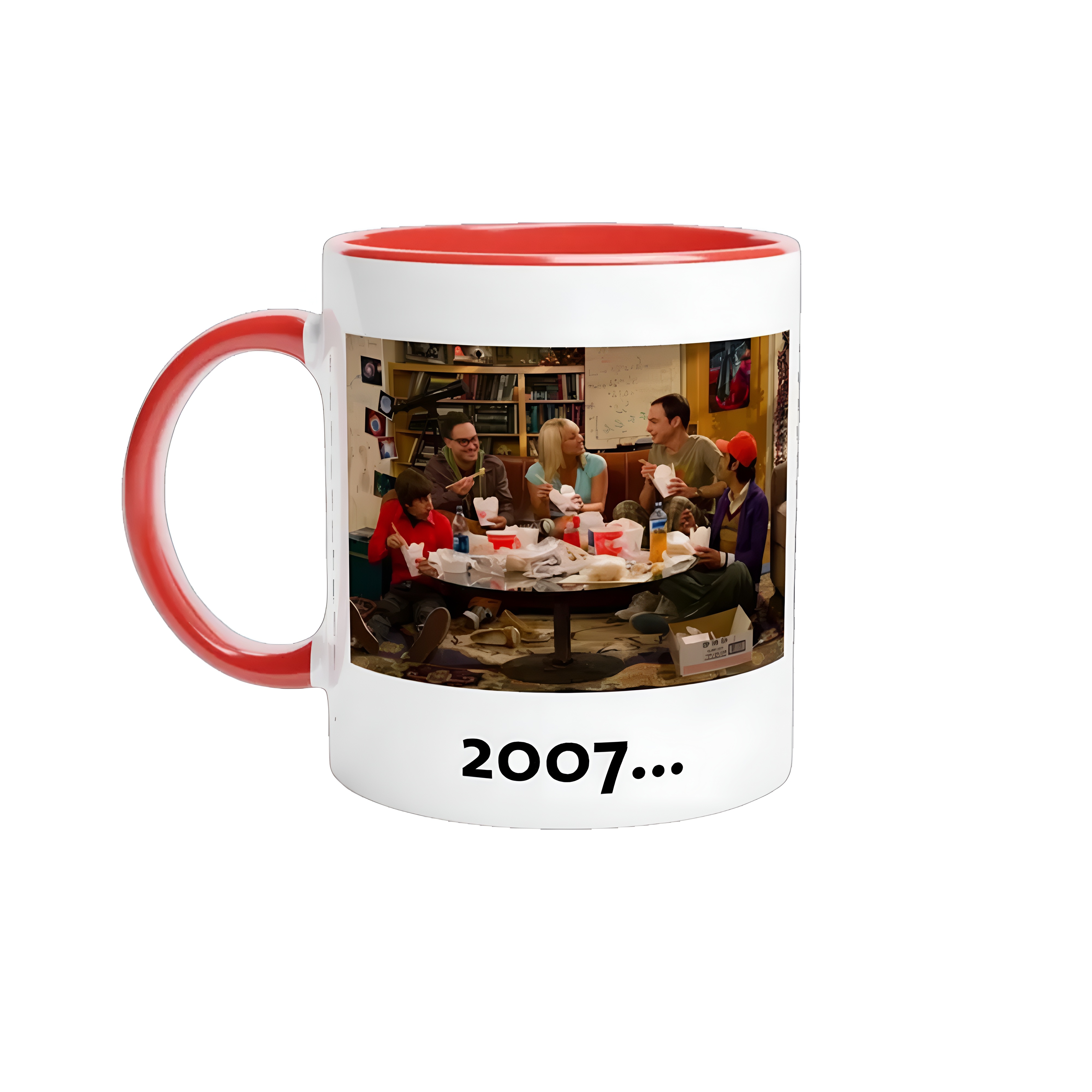 Big Bang Theory 2007 Scene Coffee Mug With Double Sided Print
