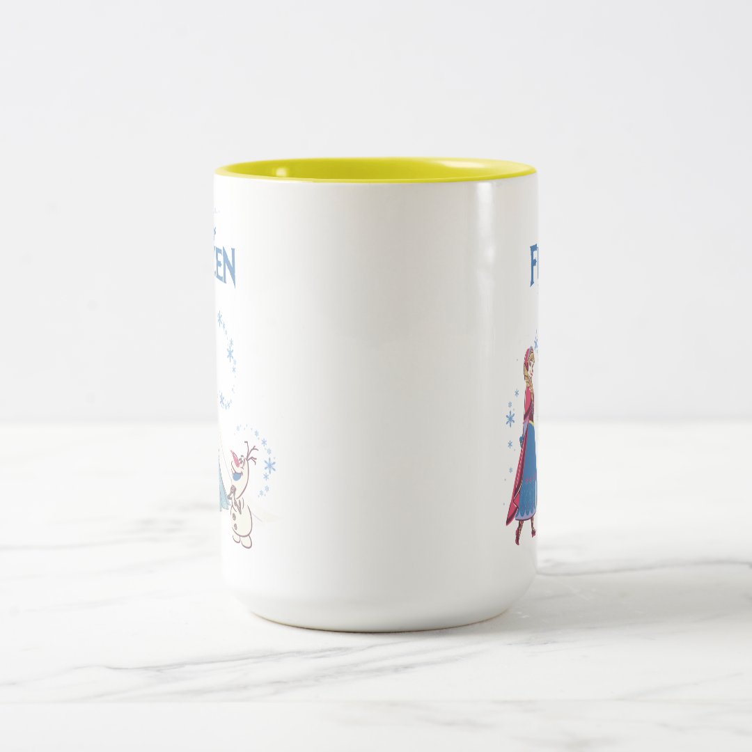 Elsa Anna Olaf Two-Tone Mug 