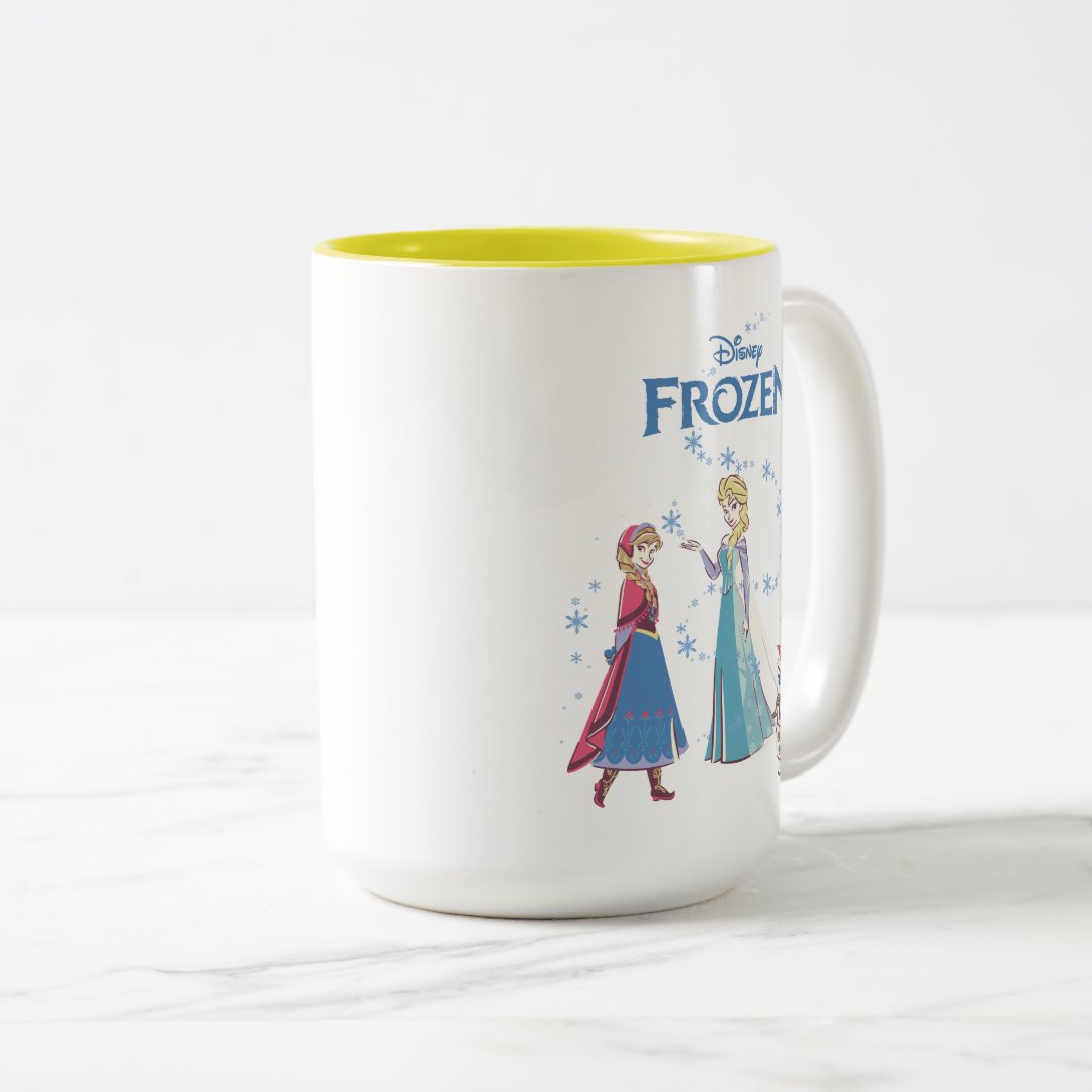 Elsa Anna Olaf Two-Tone Mug 