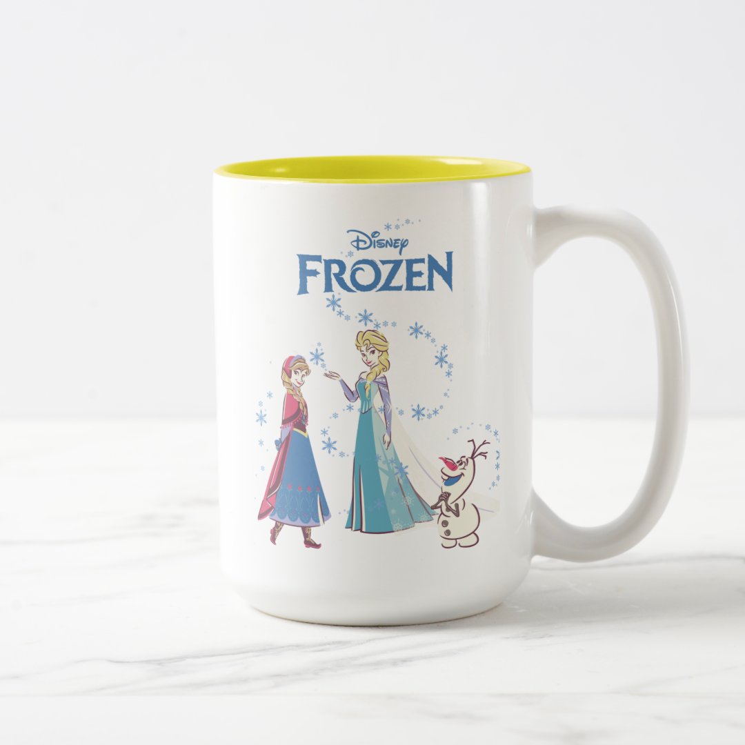 Elsa Anna Olaf Two-Tone Mug 